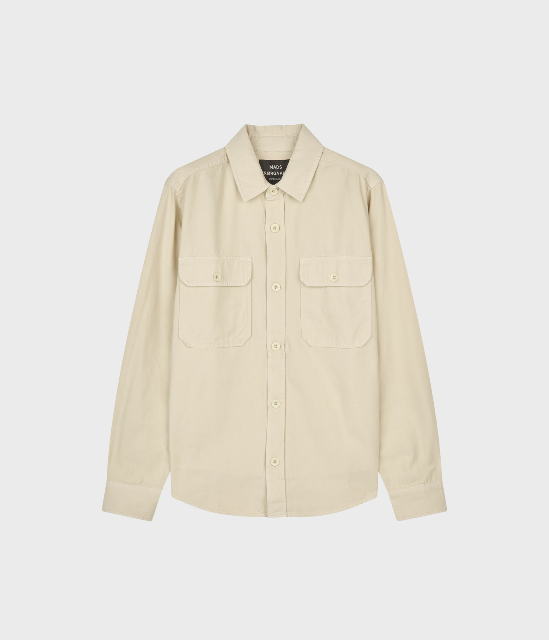 Dyed Canvas Skyler Shirt. (9789 Castle Wall)