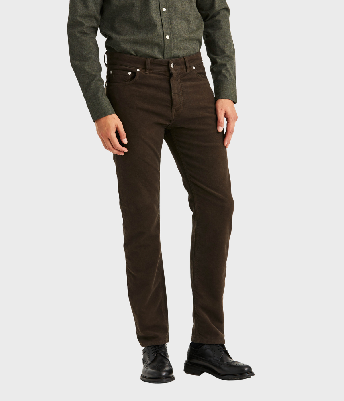 James Winter Twill 5-Pocket (88 Brown)