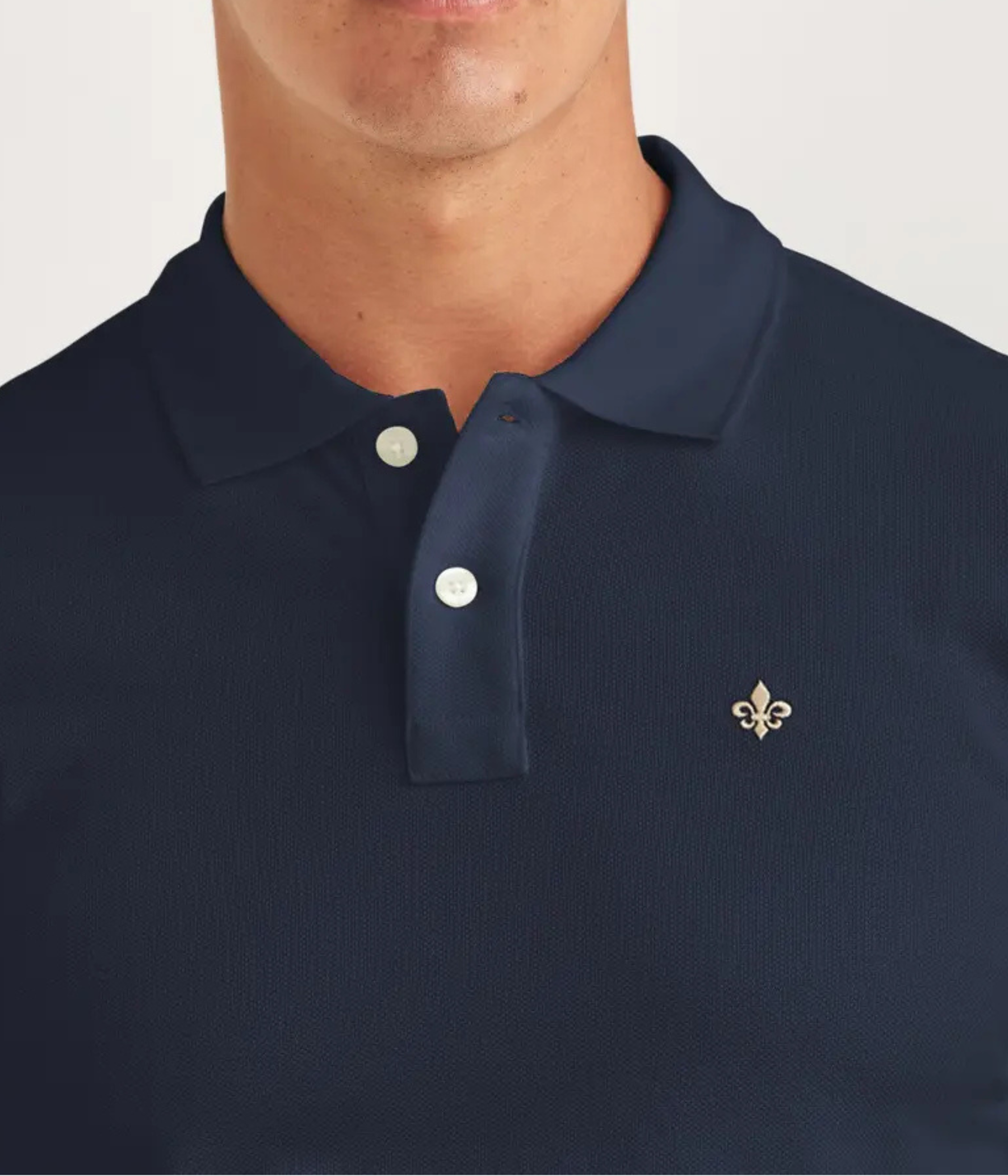 New Piqué. (60 Navy)