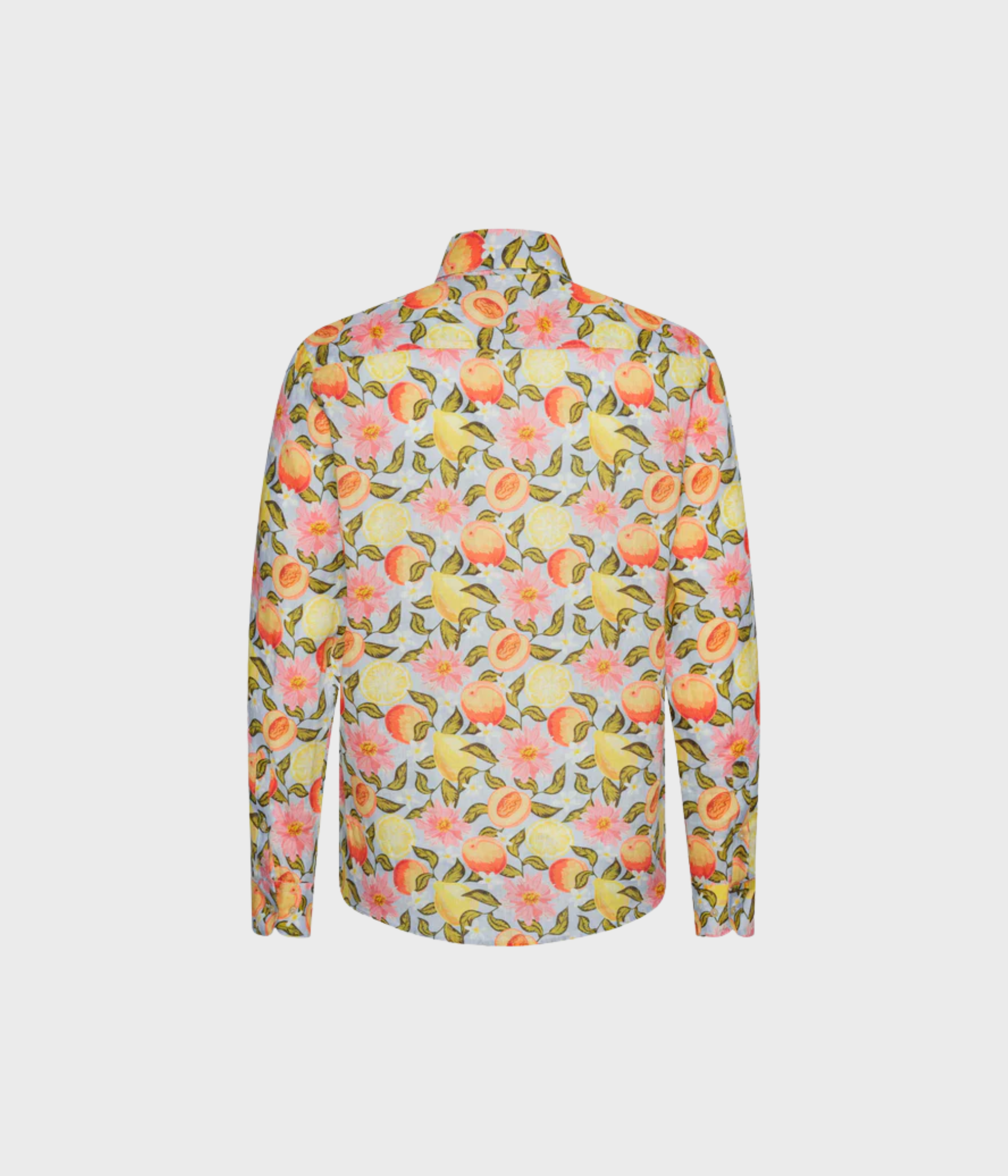 Striped Linen Shirt (Limoncello Print)