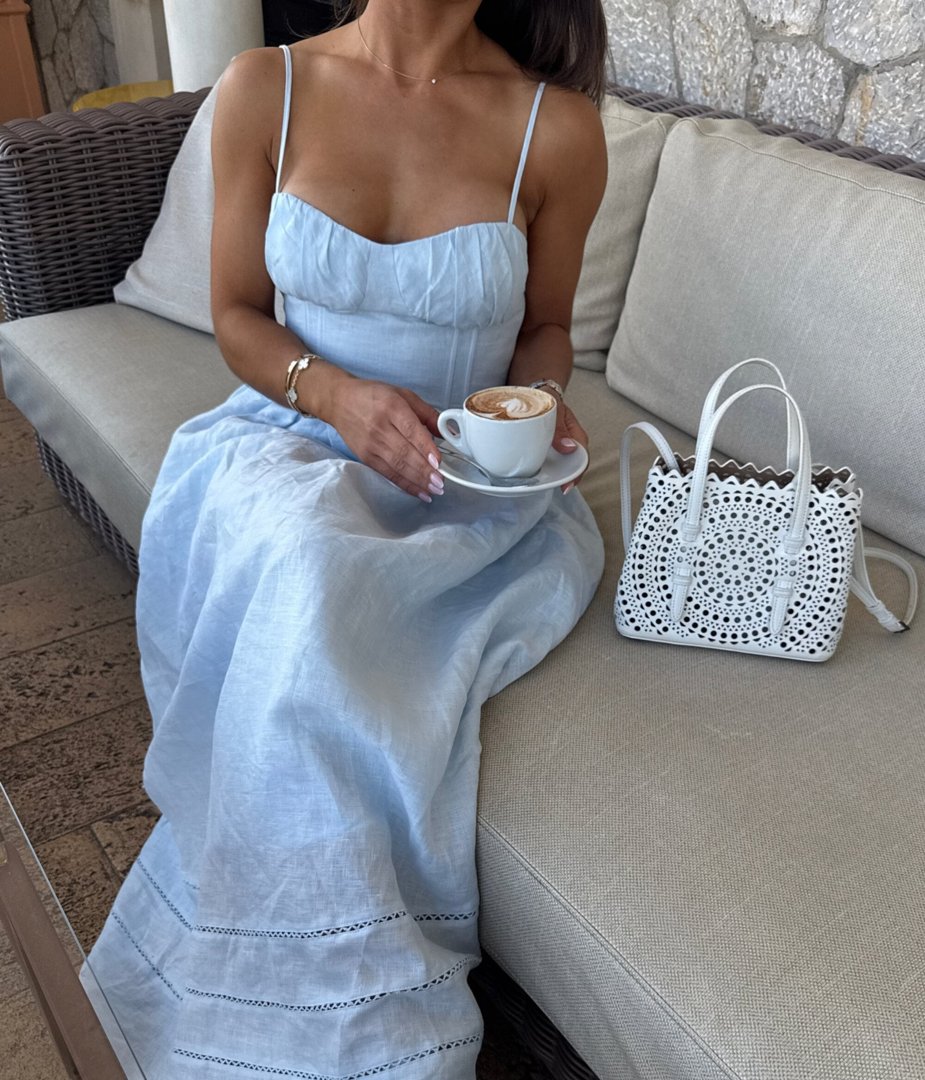 Messardière Dress (Bleu)