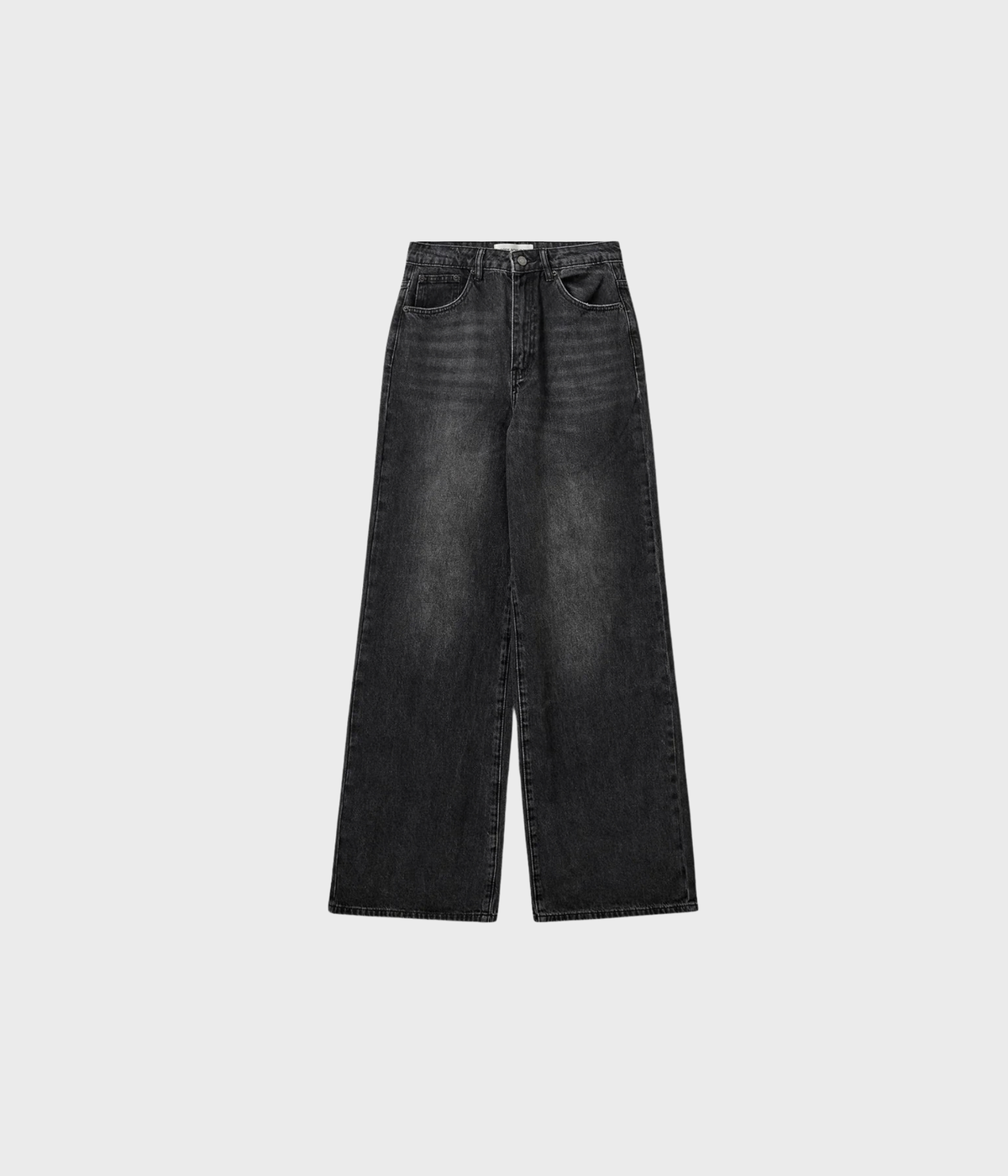 Napolisw High Waist Jeans (1015 Washed black)