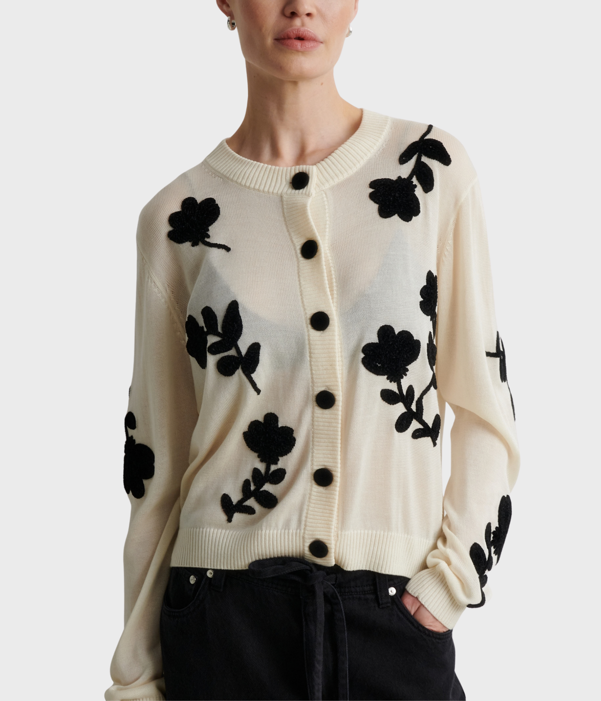 Yota Knit Cardigan (1051 Birch)