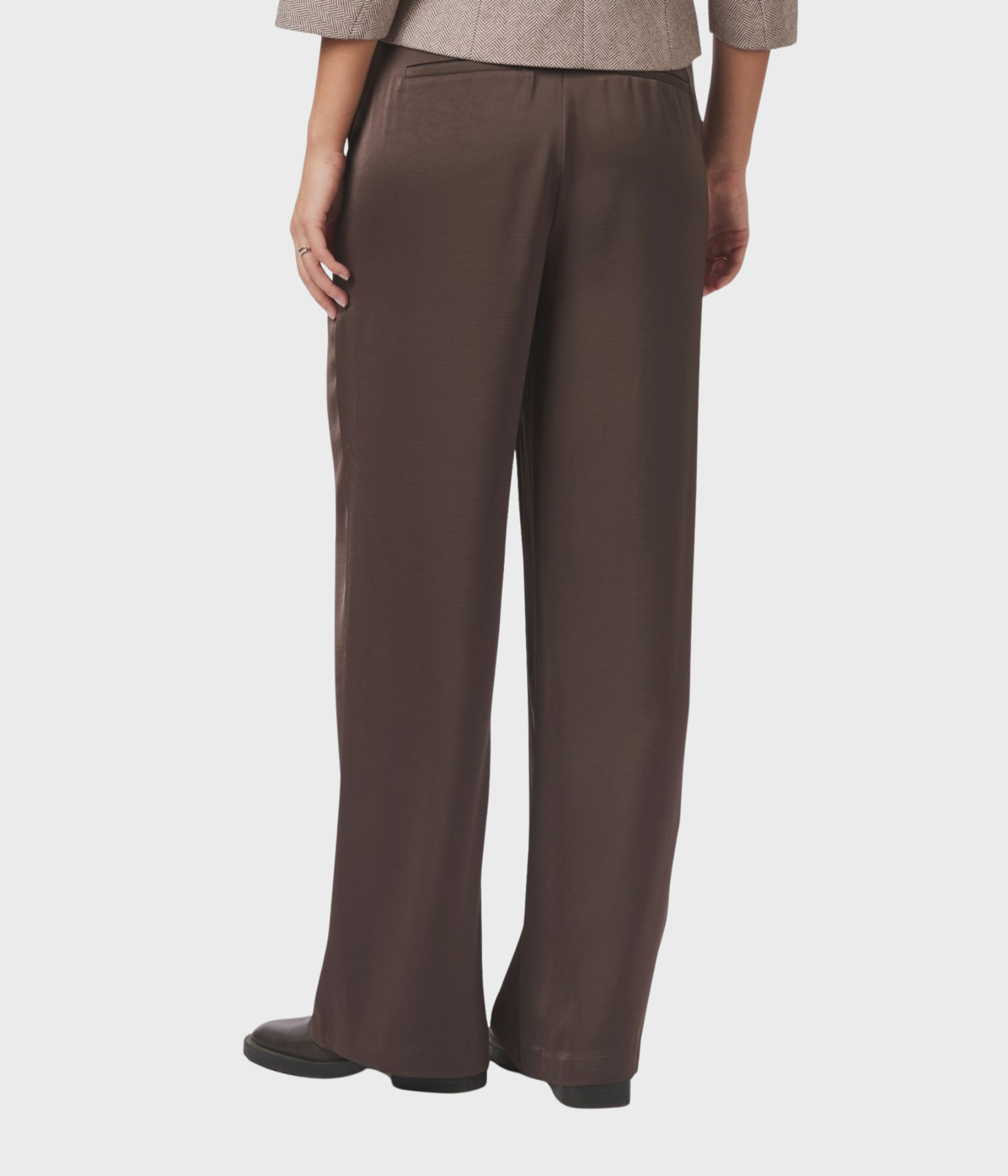 Emmett Heavy Sateen Pants. (676 DARK BROWN)