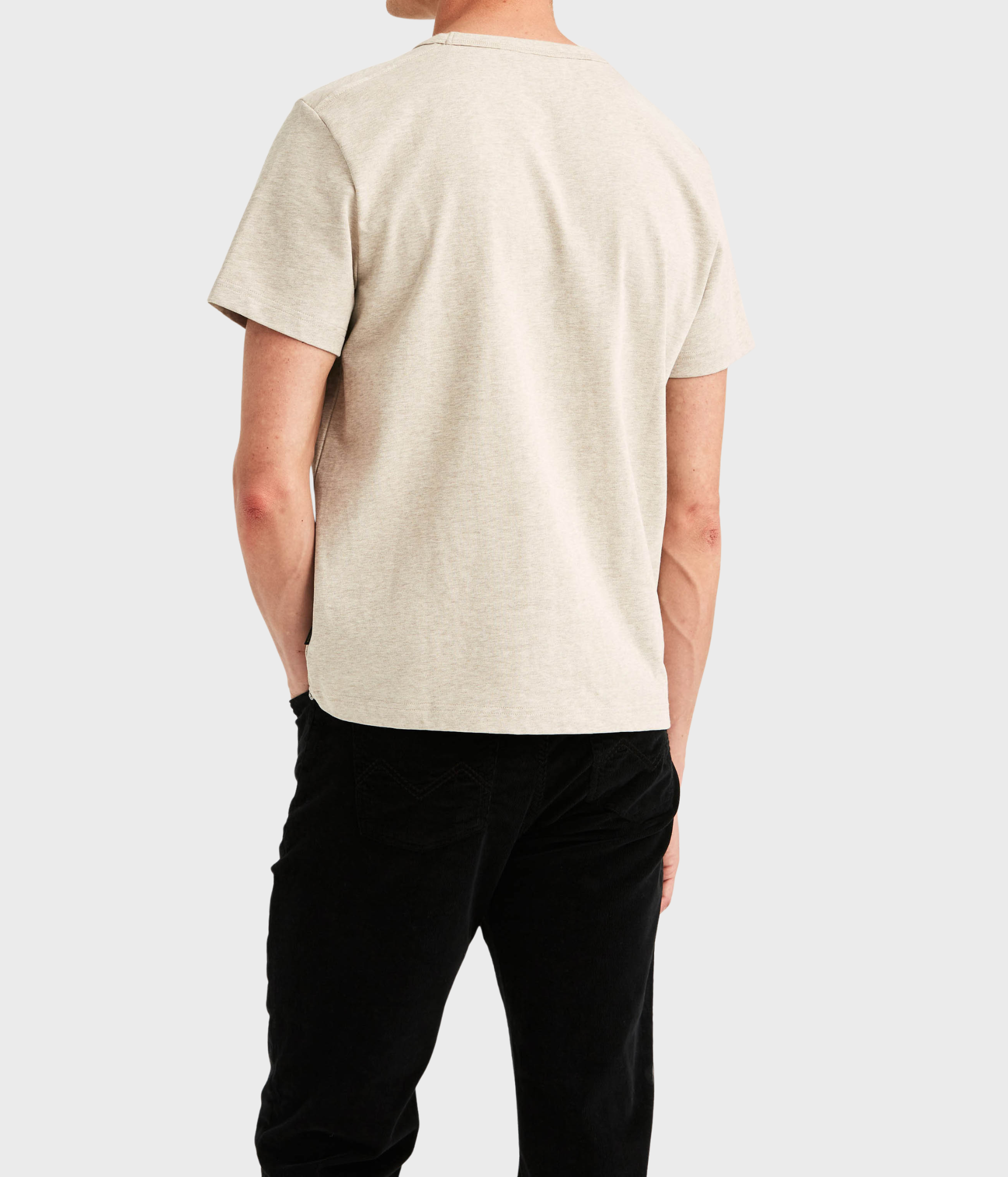Brian Logo Crew Neck T-Shirt (05 Khaki)