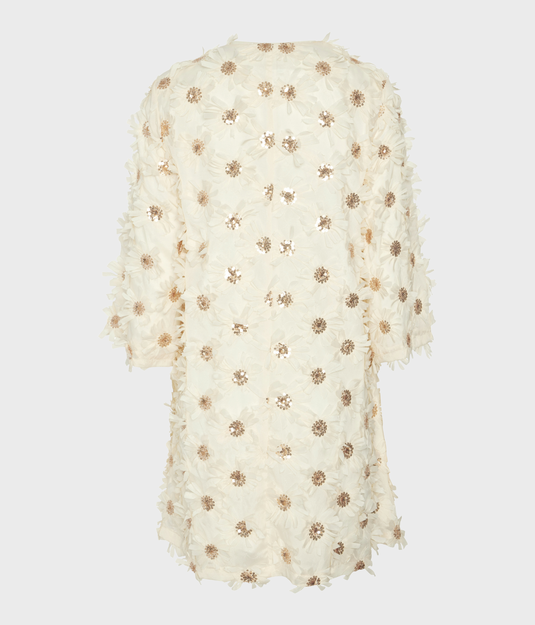 YASABELONE 3/4 DRESS - (Sheer Bliss Detail:SEQUINS)