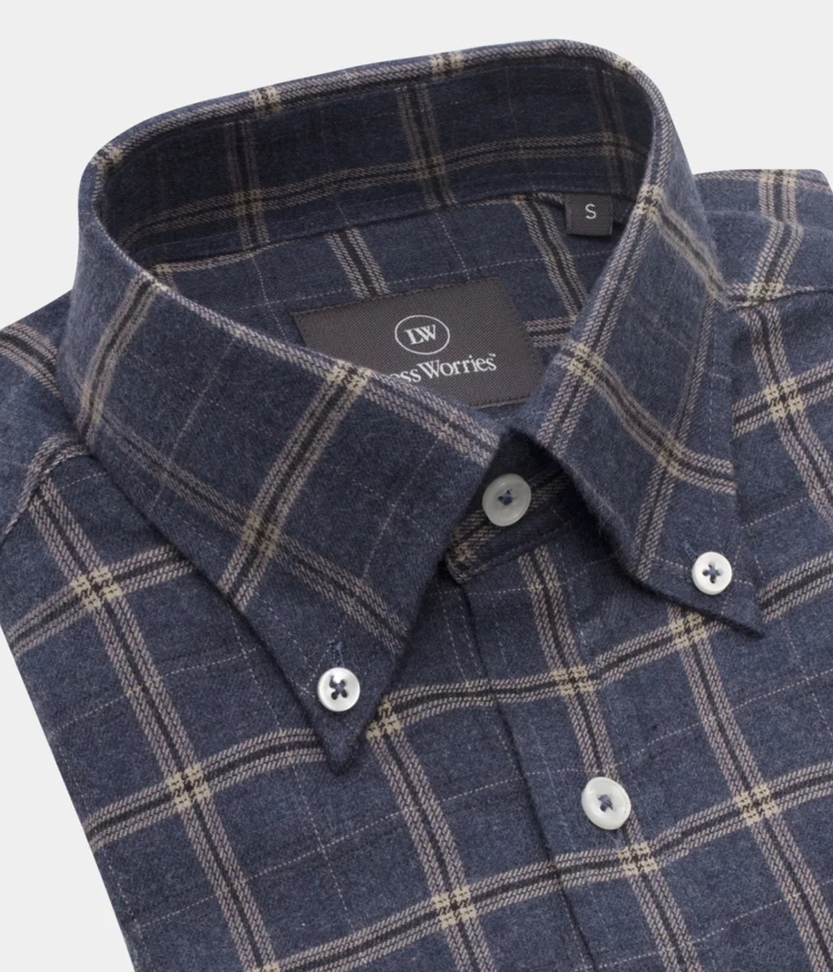 Flannel Shirt. (Blue)