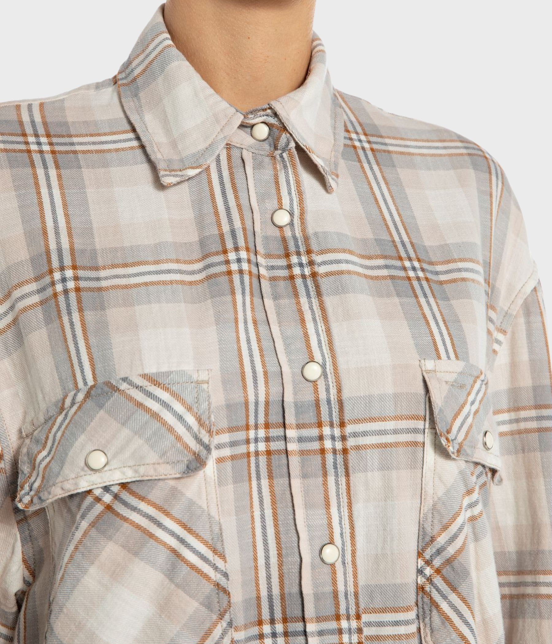 Shirt (010 GRAY/BROWN/SAND/WINTER WHITE)