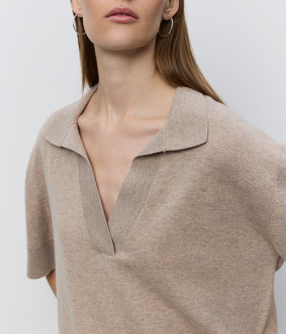 Amalysw Blouse (7071 Brown melange)
