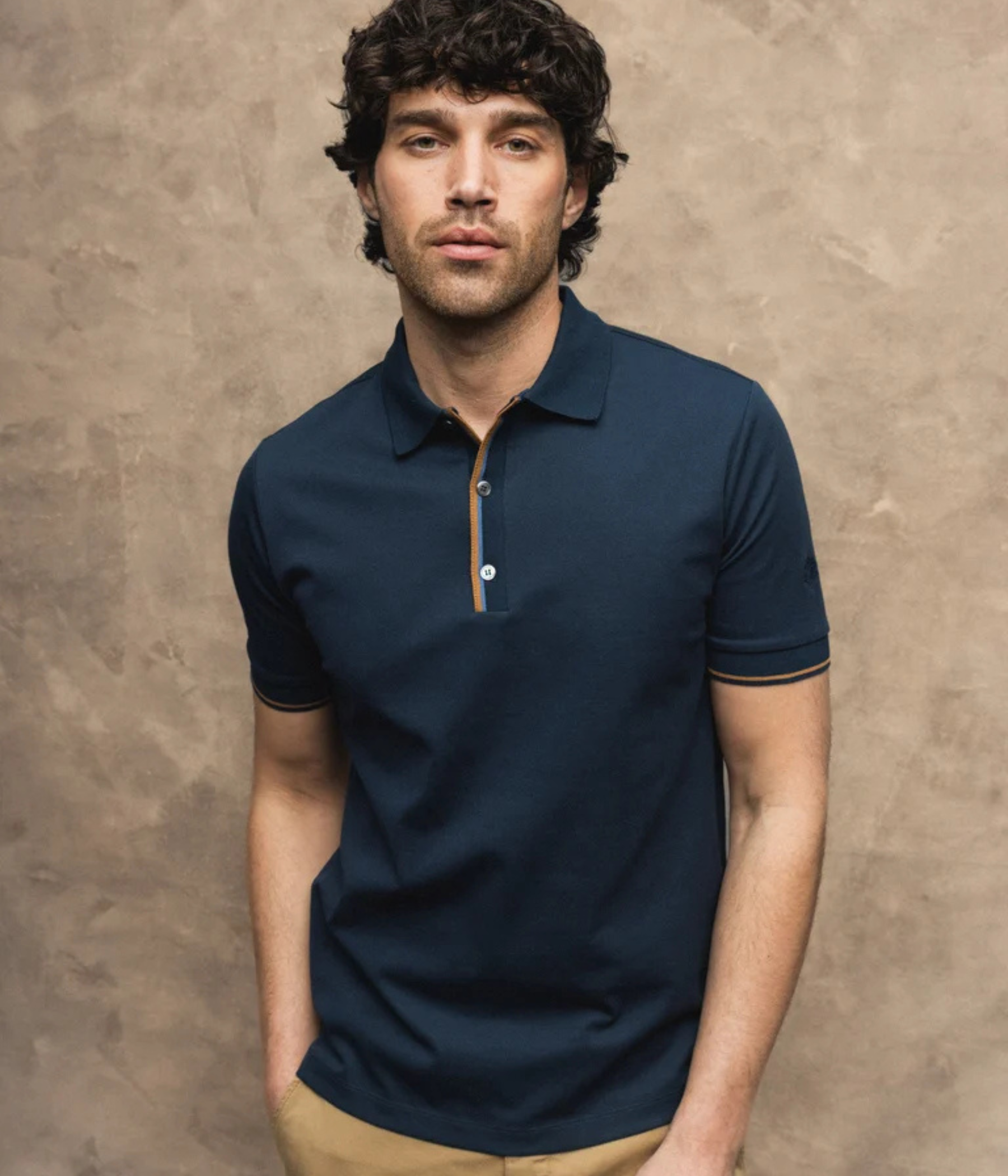Mmgharvey Polo Ss Tee (466 Salute Navy Mel)
