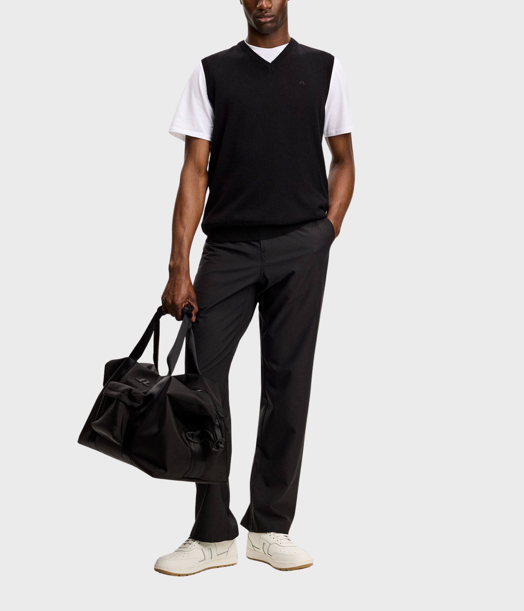 Liam Knitted Vest (9999 Black)
