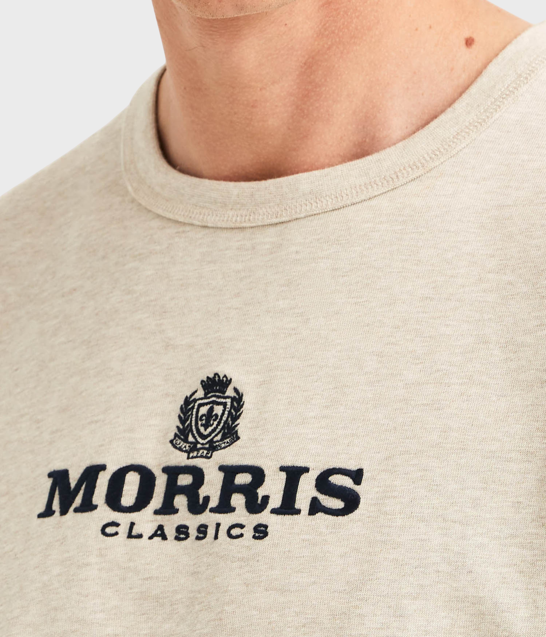 Brian Logo Crew Neck T-Shirt (05 Khaki)