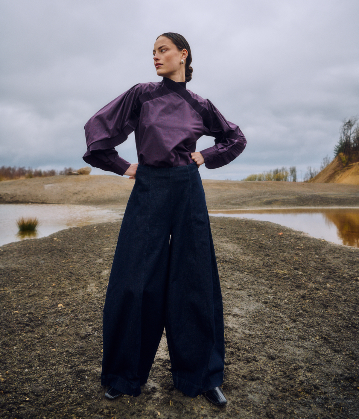 Cmpleat-Blouse (4260 Plum Perfect 19-3316)