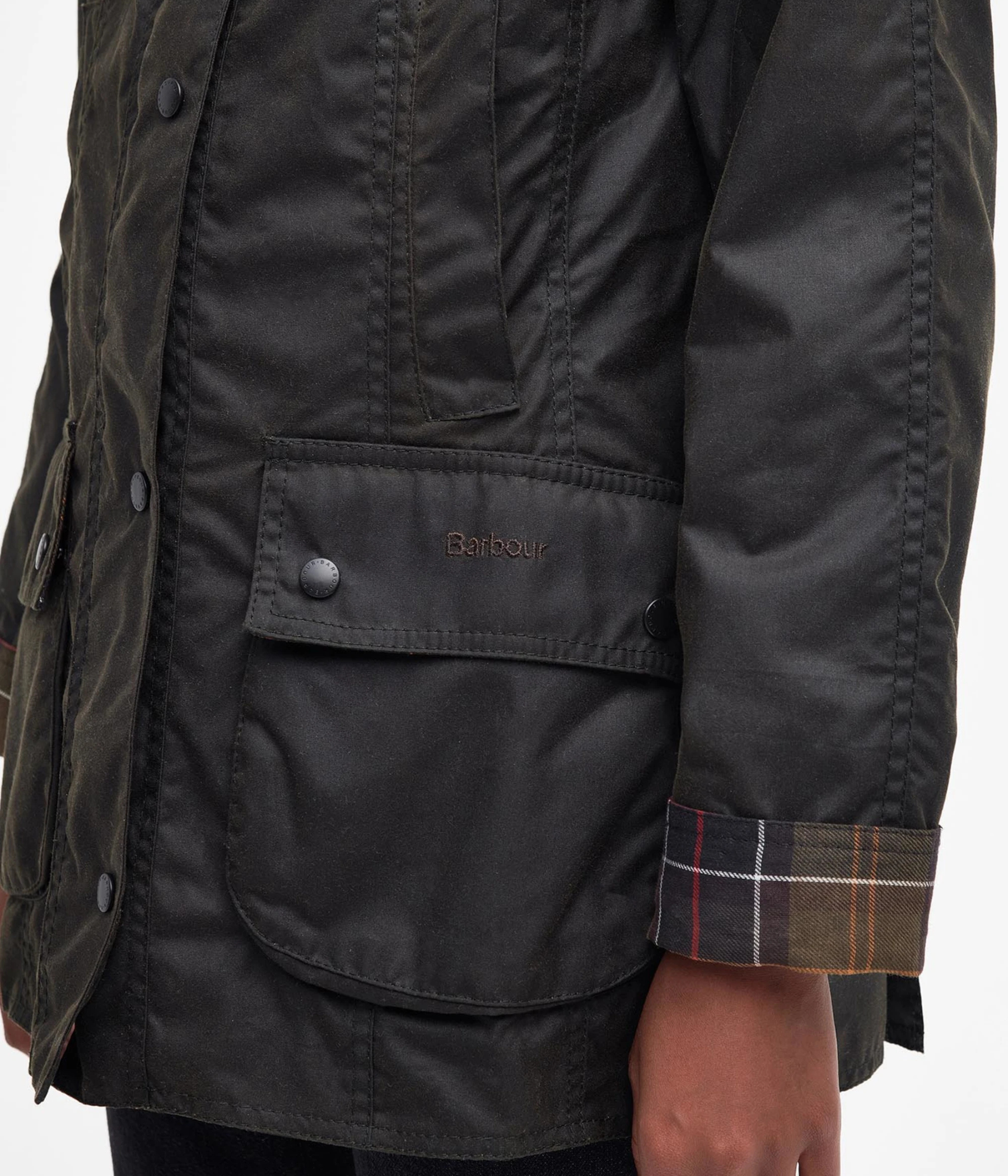 Barbour Classic Beadnell Wax Jacket (OL71 Olive)