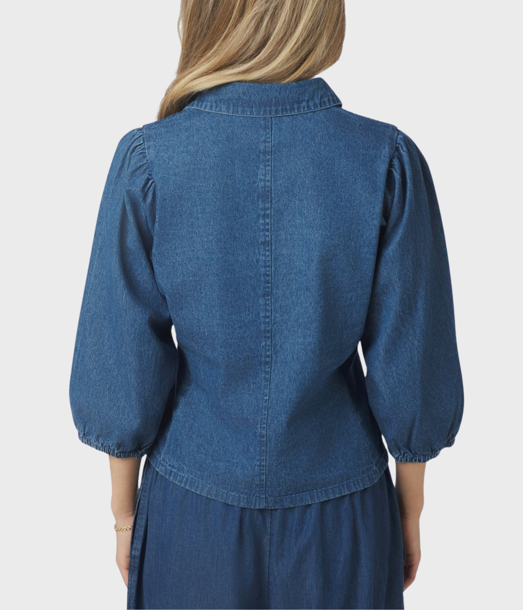 Wandana Denim Blouse (140 Blue)