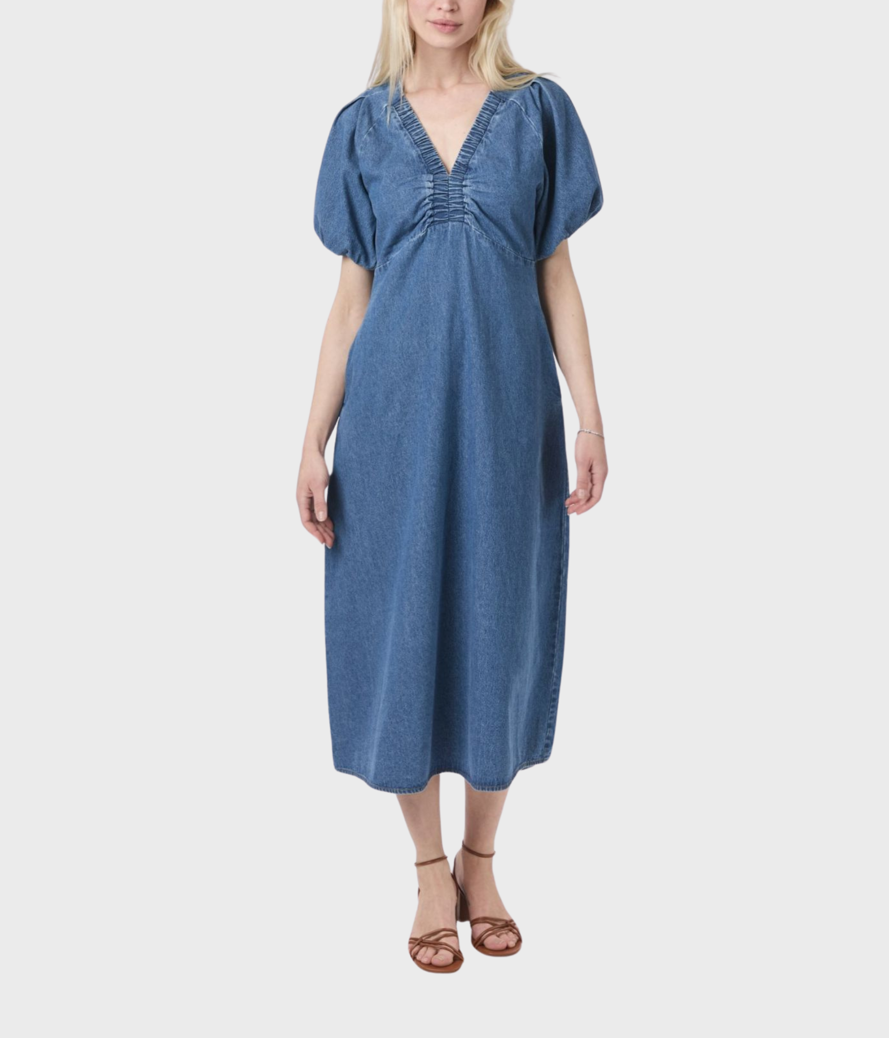 Illana Denim Dress (140 Blue)