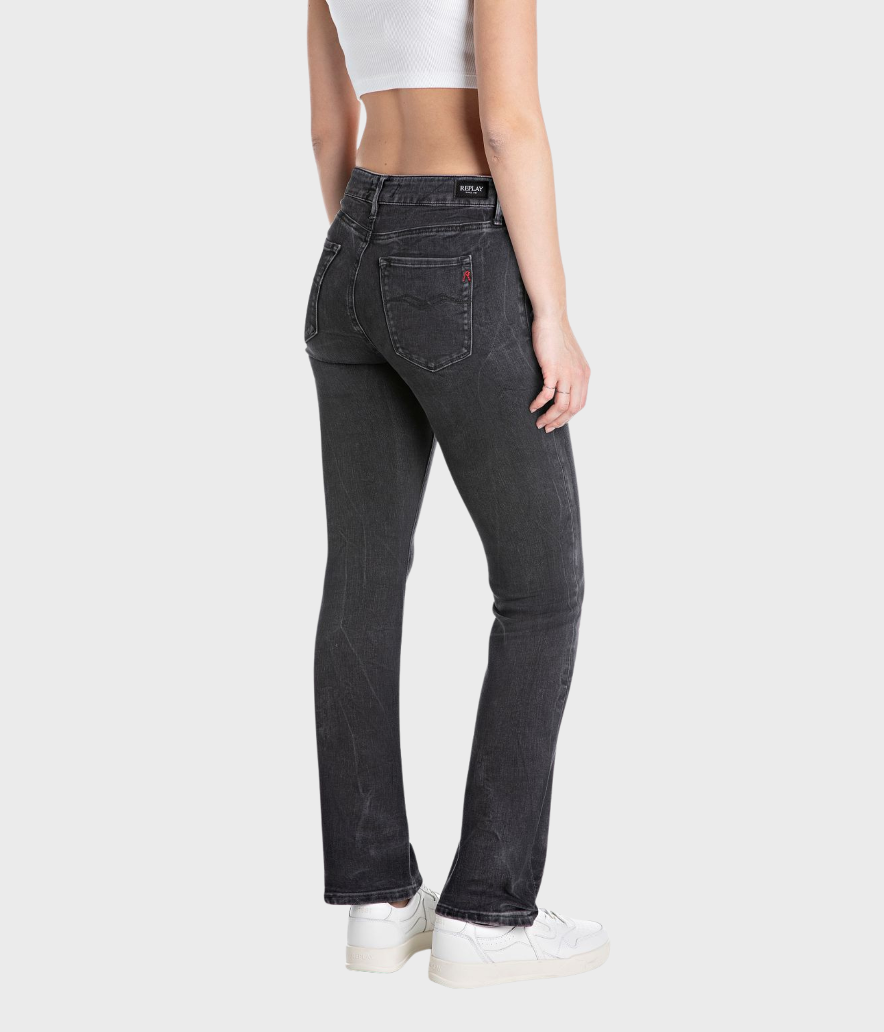 NEW LUZ BOOTCUT (097 DARK GREY Medium tone)