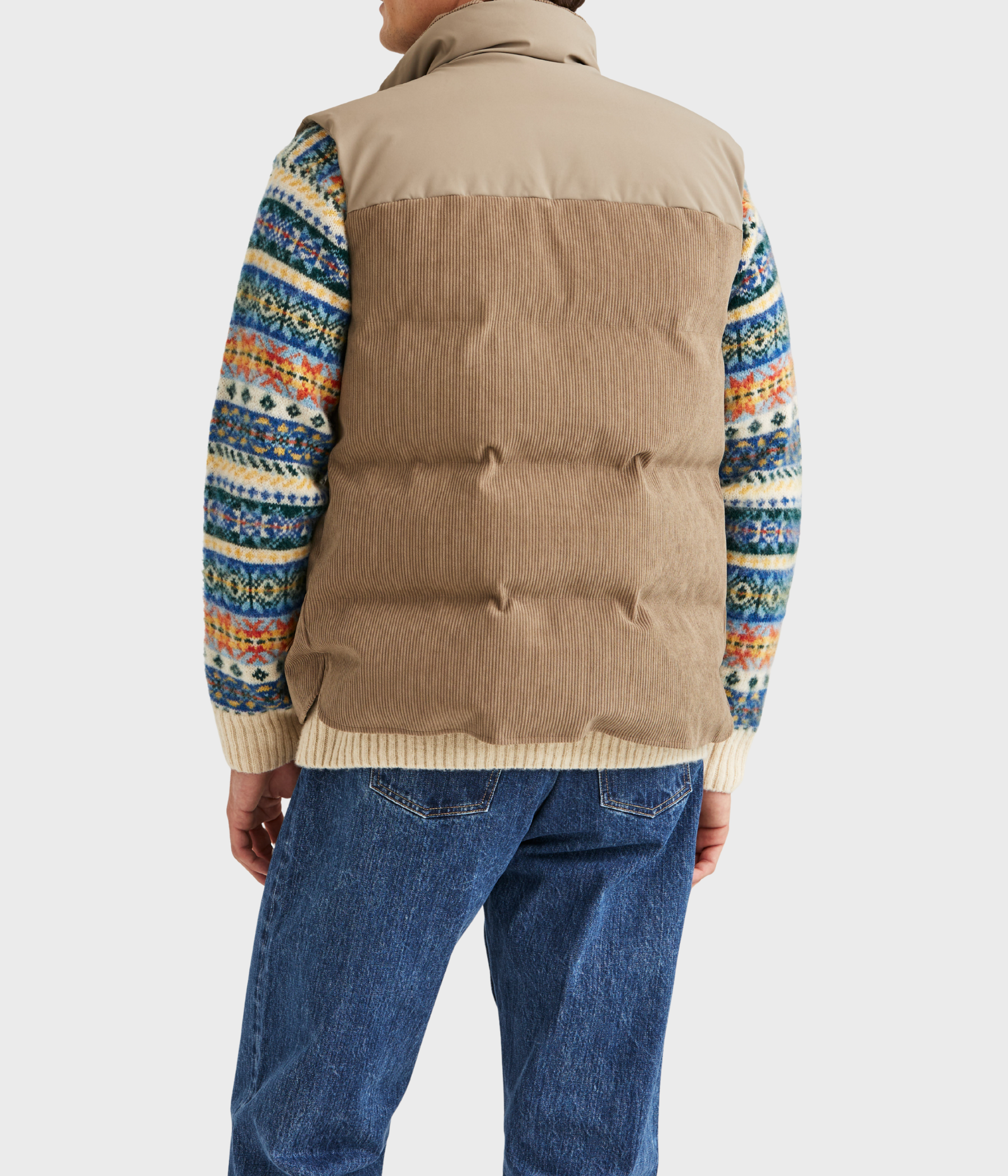 Catton Puffer Vest (06 Khaki)