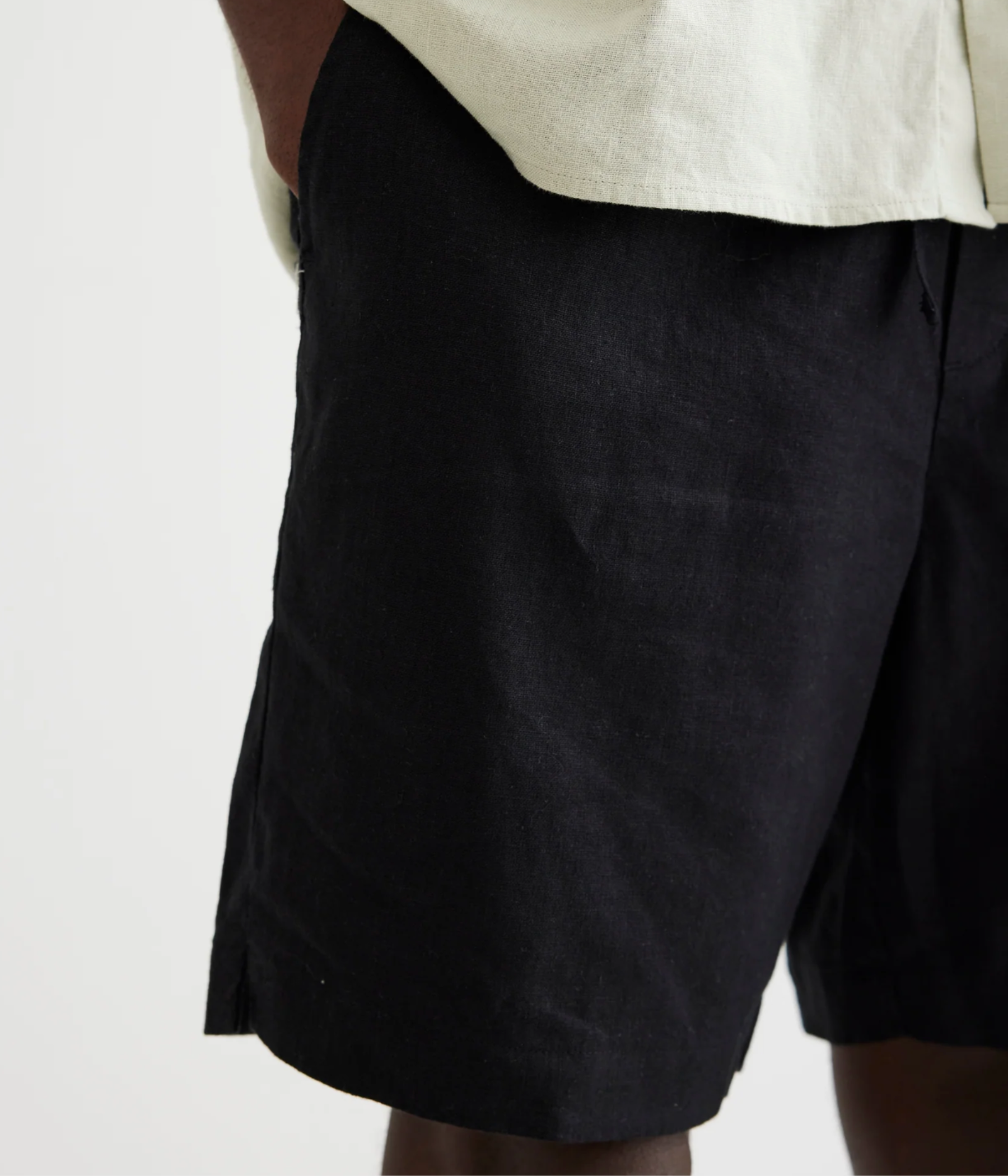 Wbbommy Linen Shorts (Black)