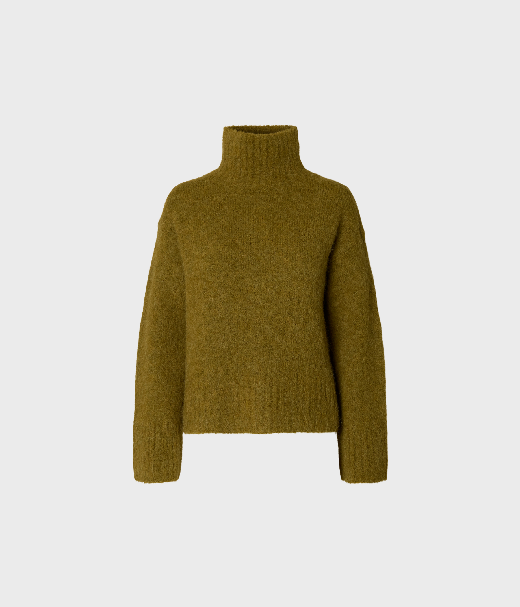 Slfgabriella Ls Knit High Neck Noos. (FIR GREEN)