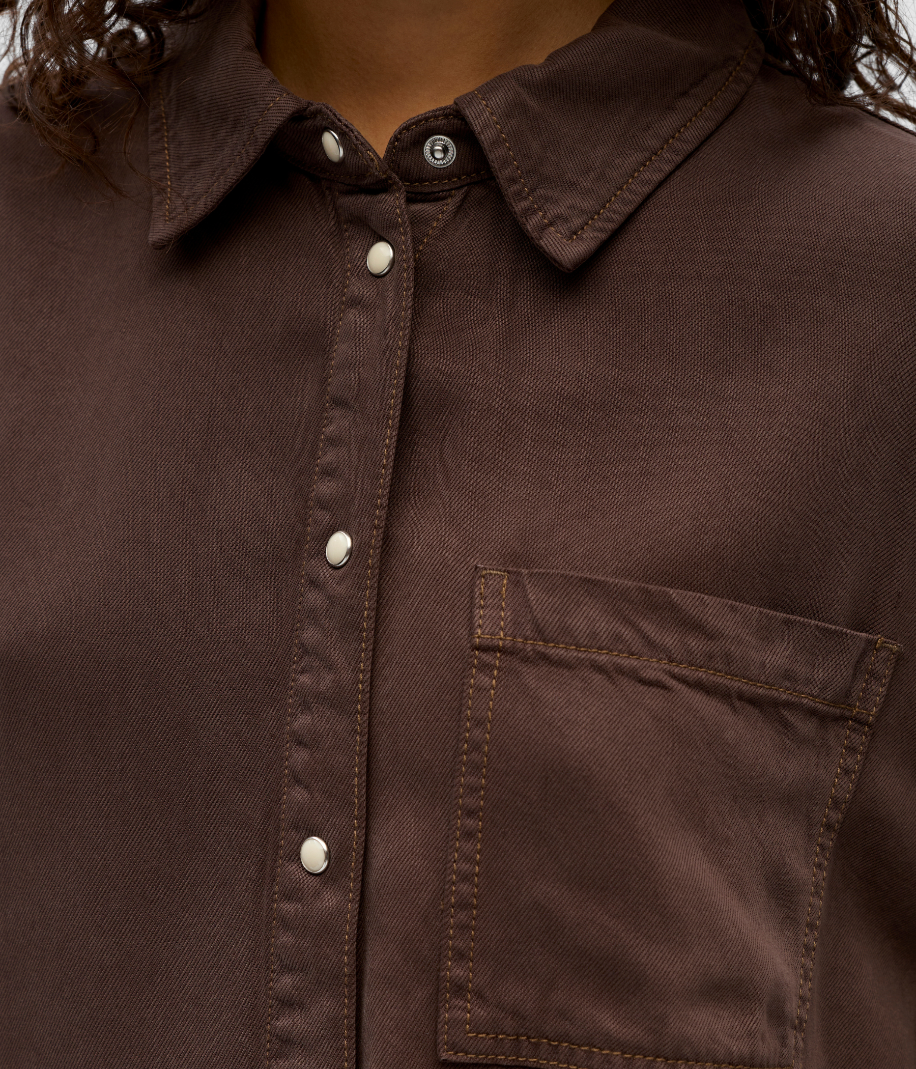 Objframe Zila L/S Re Shirt Noos (Seal Brown)
