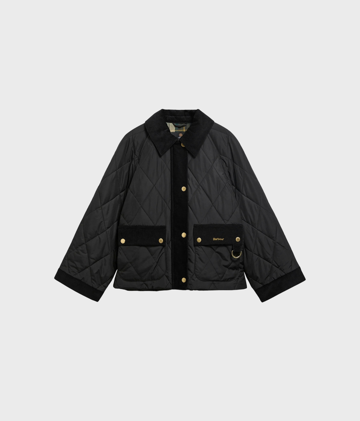 Barbour Kilnwick Quilted Jacket (BK11 Black/Ancient)