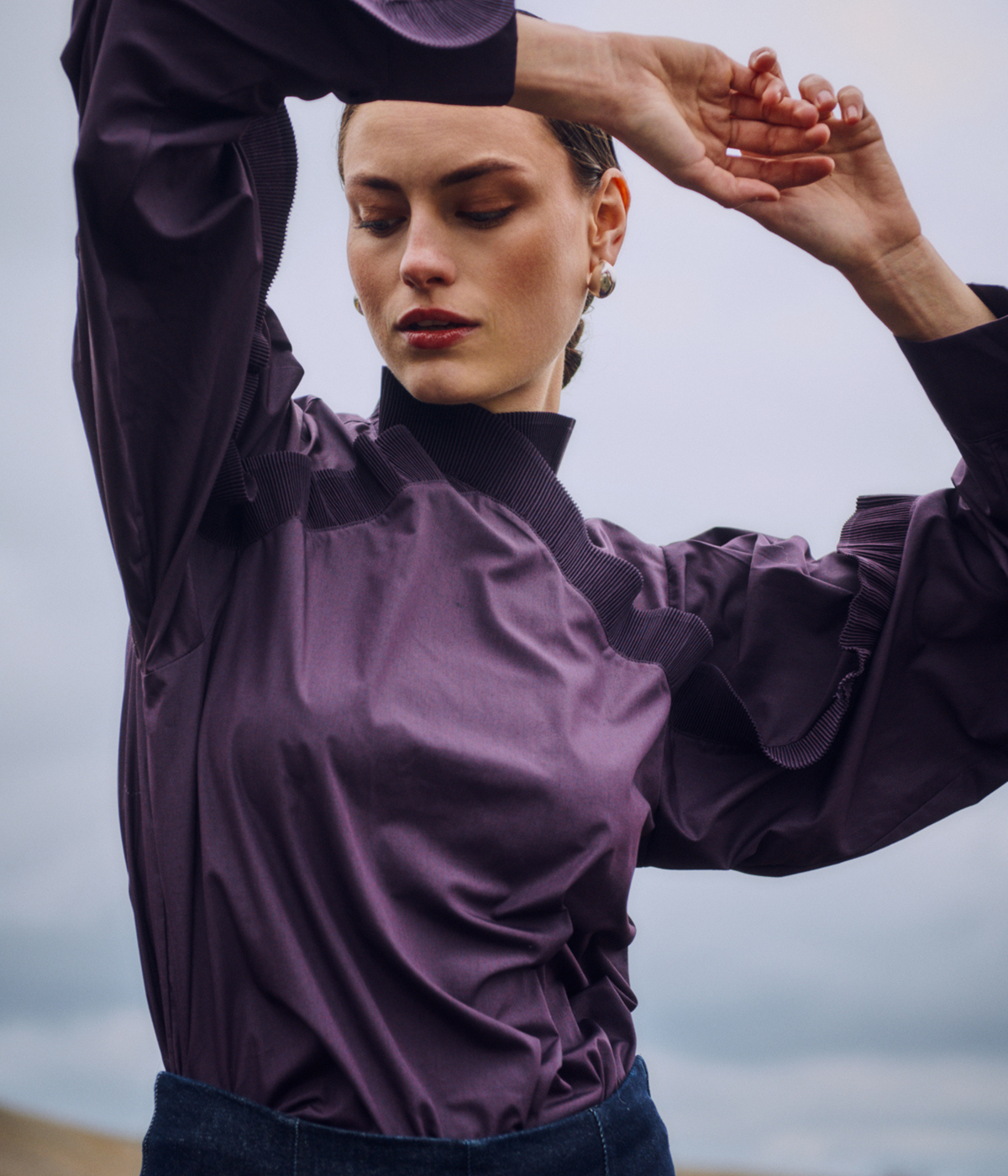 Cmpleat-Blouse (4260 Plum Perfect 19-3316)