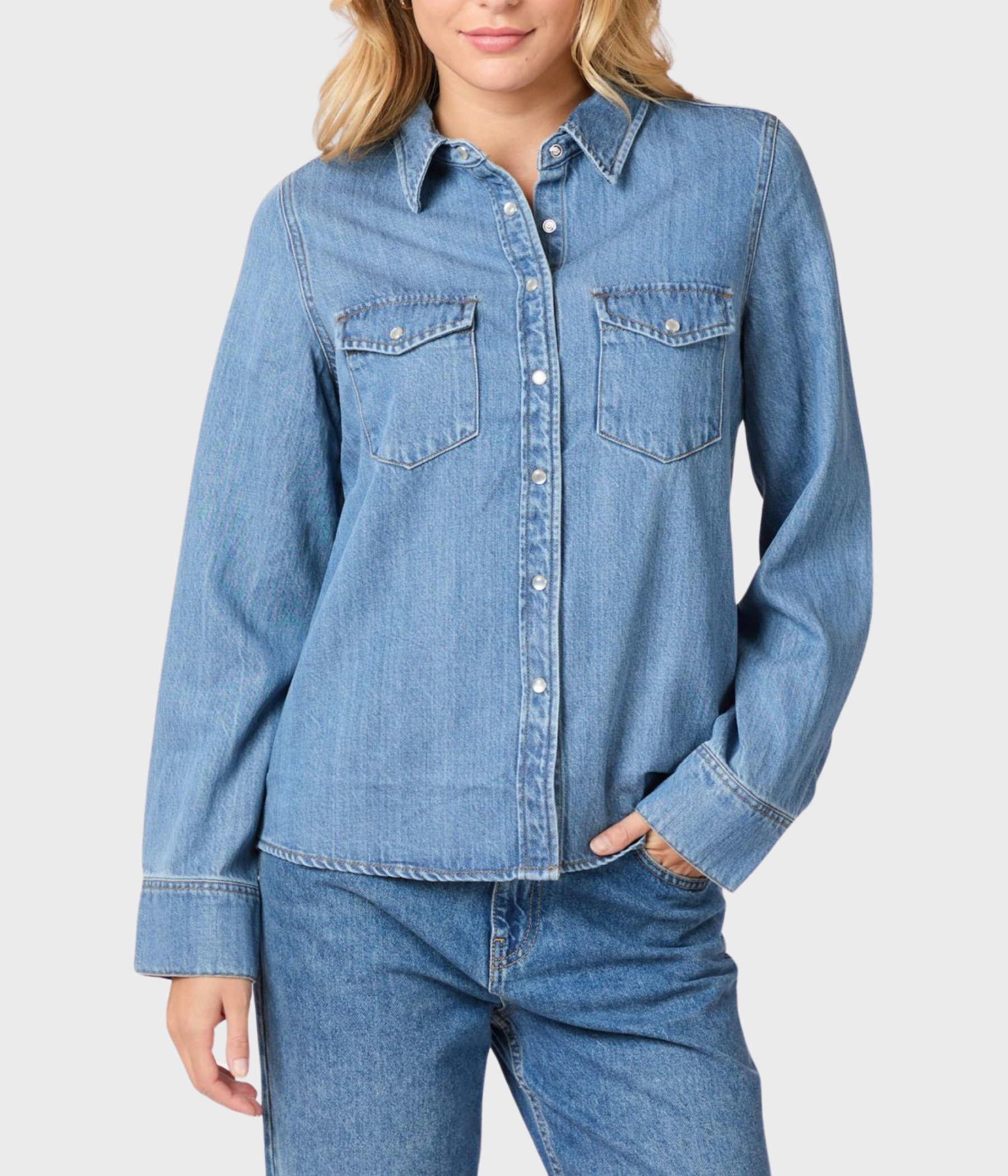 Roger Denim Shirt (843 Vintage Blue)