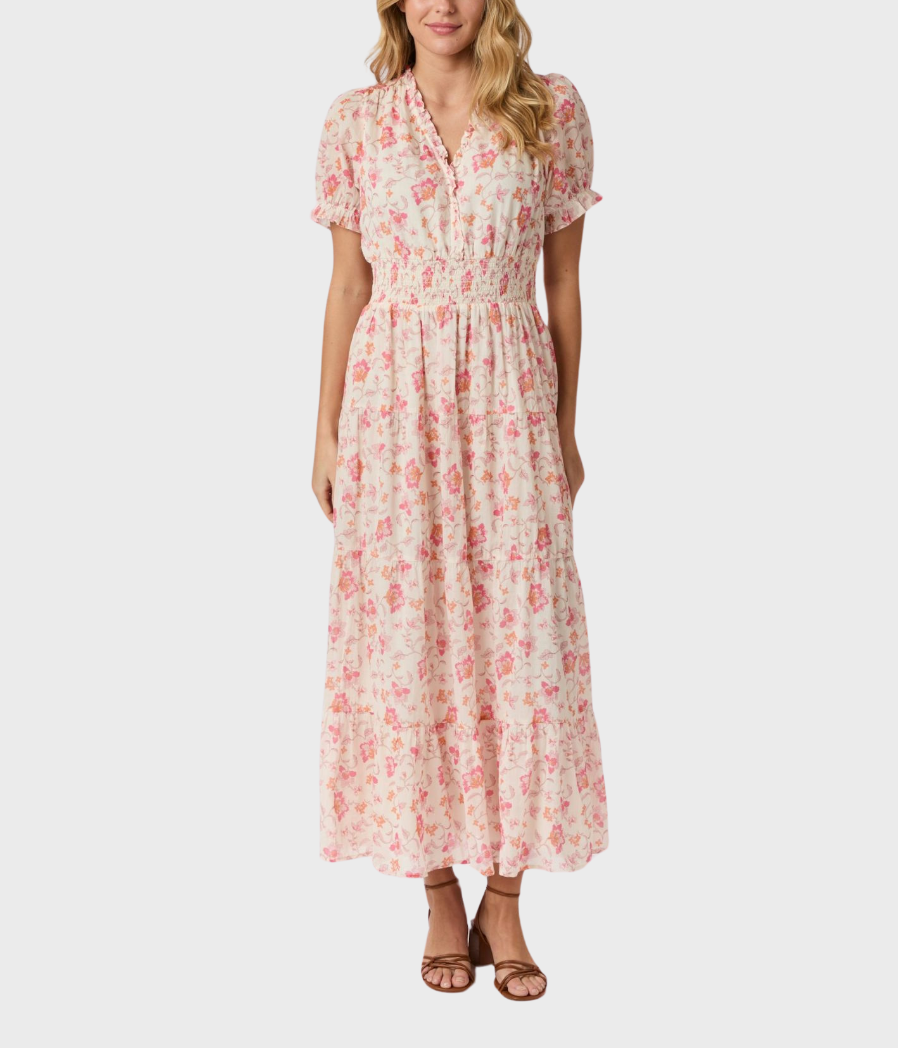 Kanza Soft Rosey Dress (165 Rose)