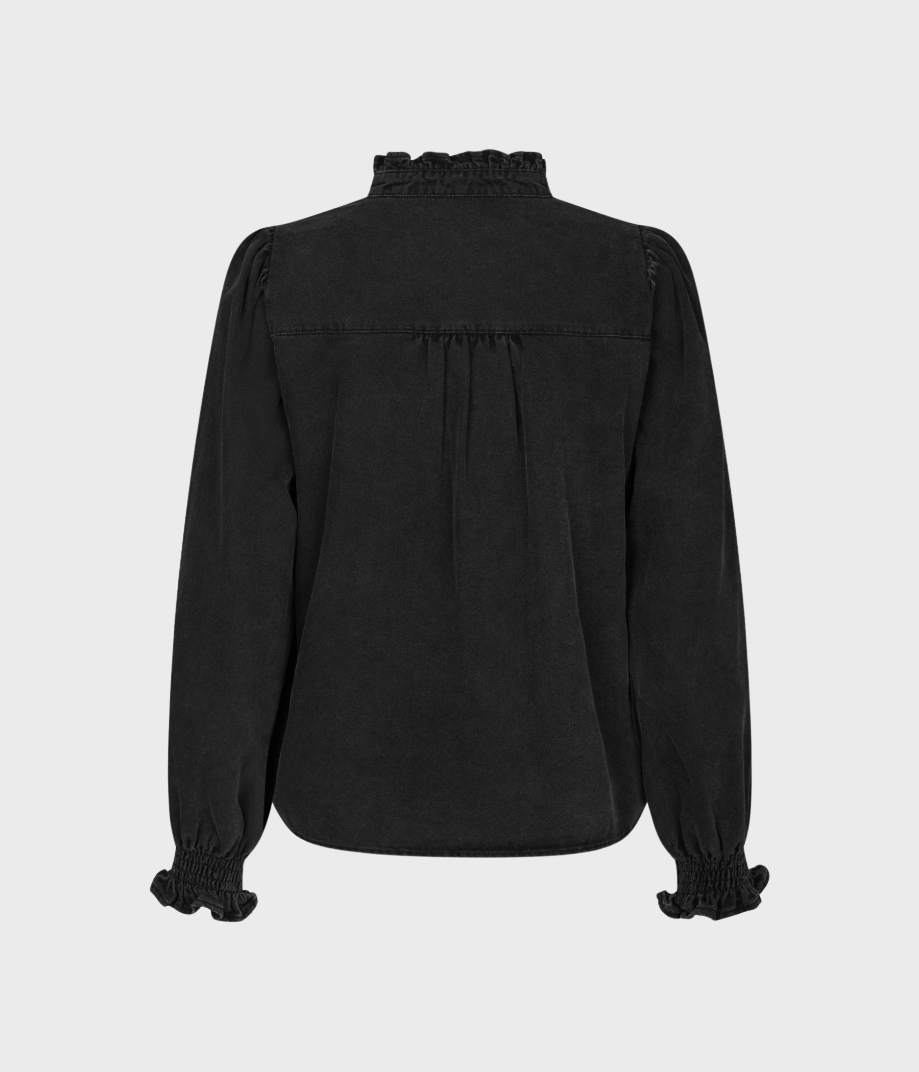 Emmeline Denim Blouse (100 Black)