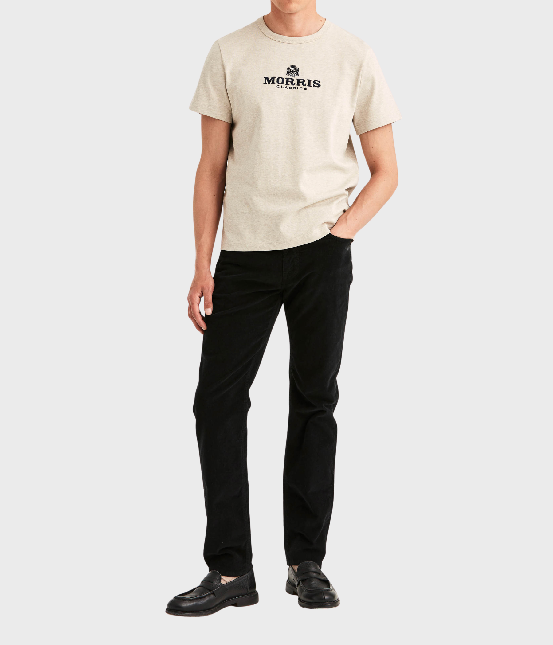 Brian Logo Crew Neck T-Shirt (05 Khaki)