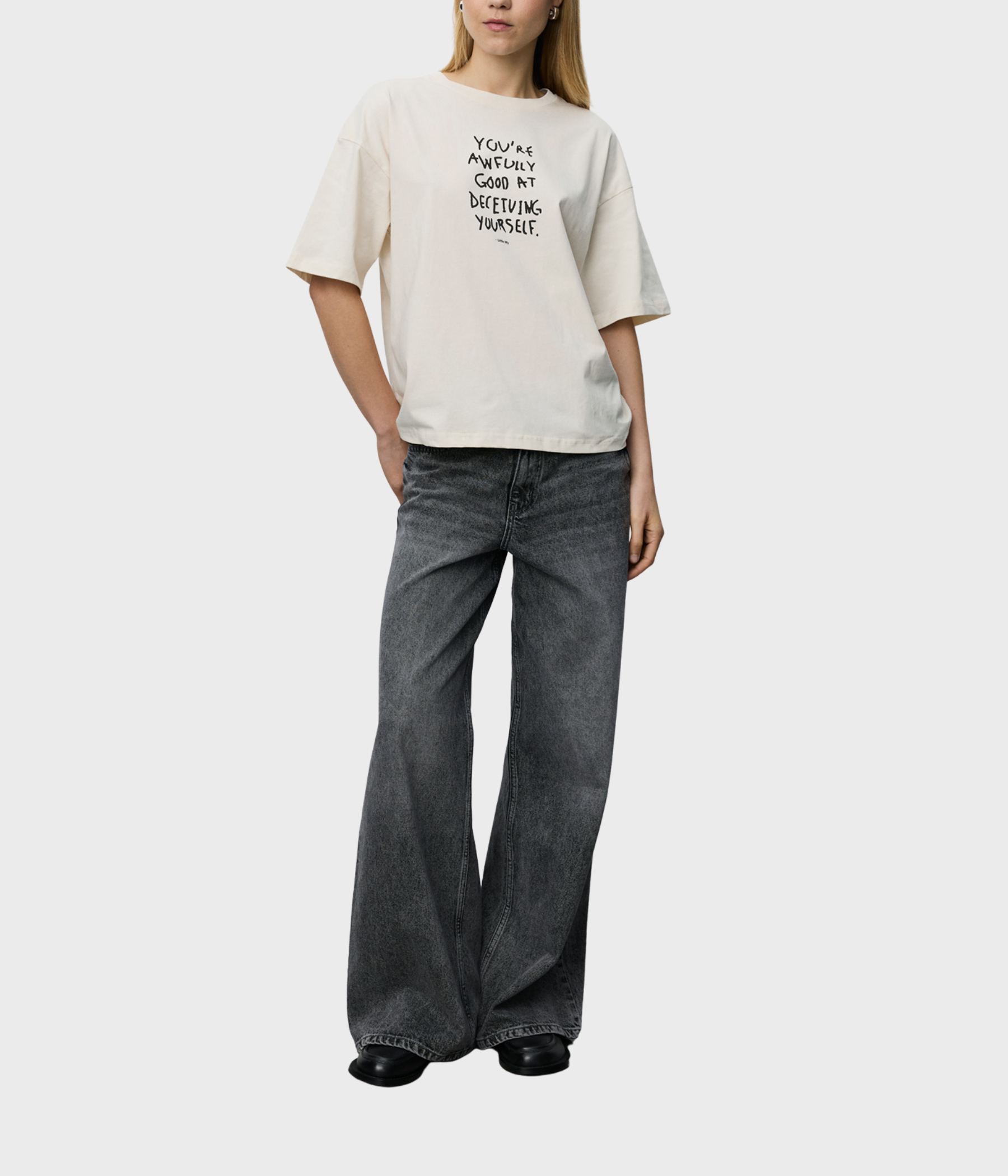 Verinasw Moomin Boxy T-Shirt (0101 Off white)