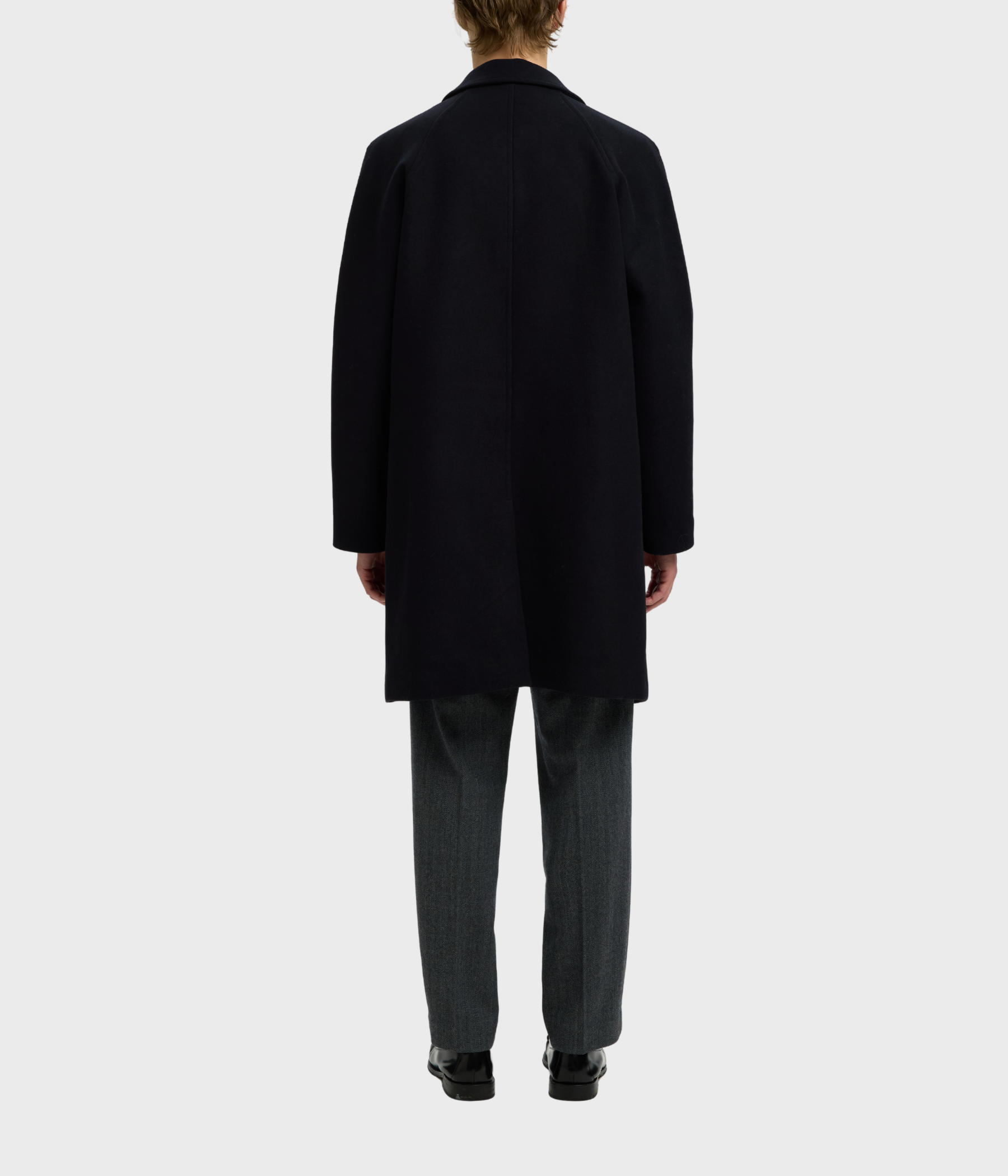 Slmronnie Wool Blend Car Coat Noos (Black)