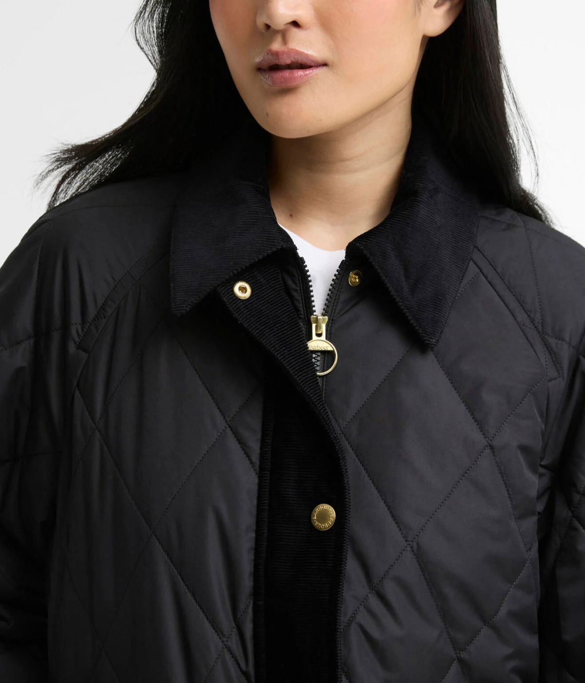 Barbour Kilnwick Quilted Jacket (BK11 Black/Ancient)