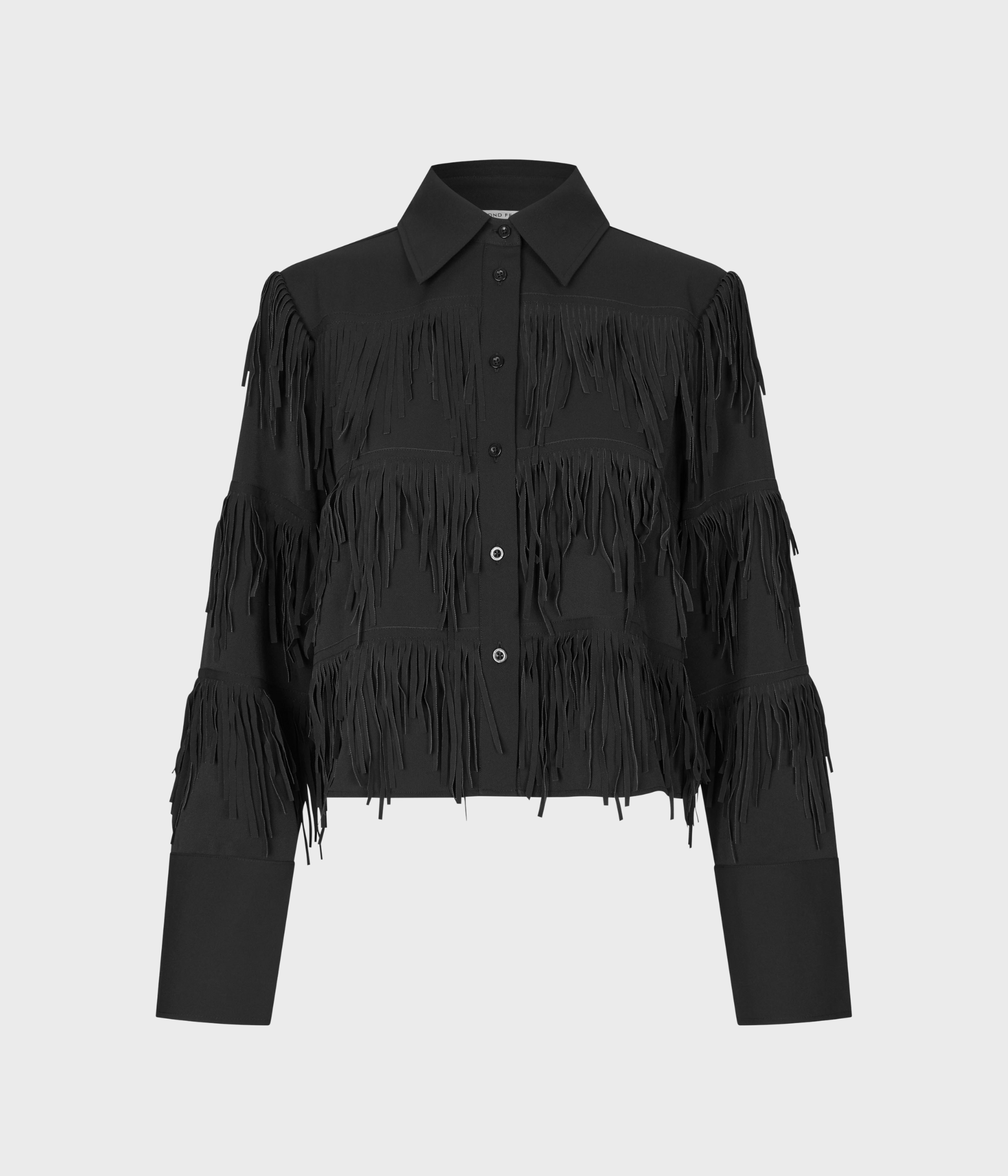 Dancing Cropped Shirt. (8001 Black)