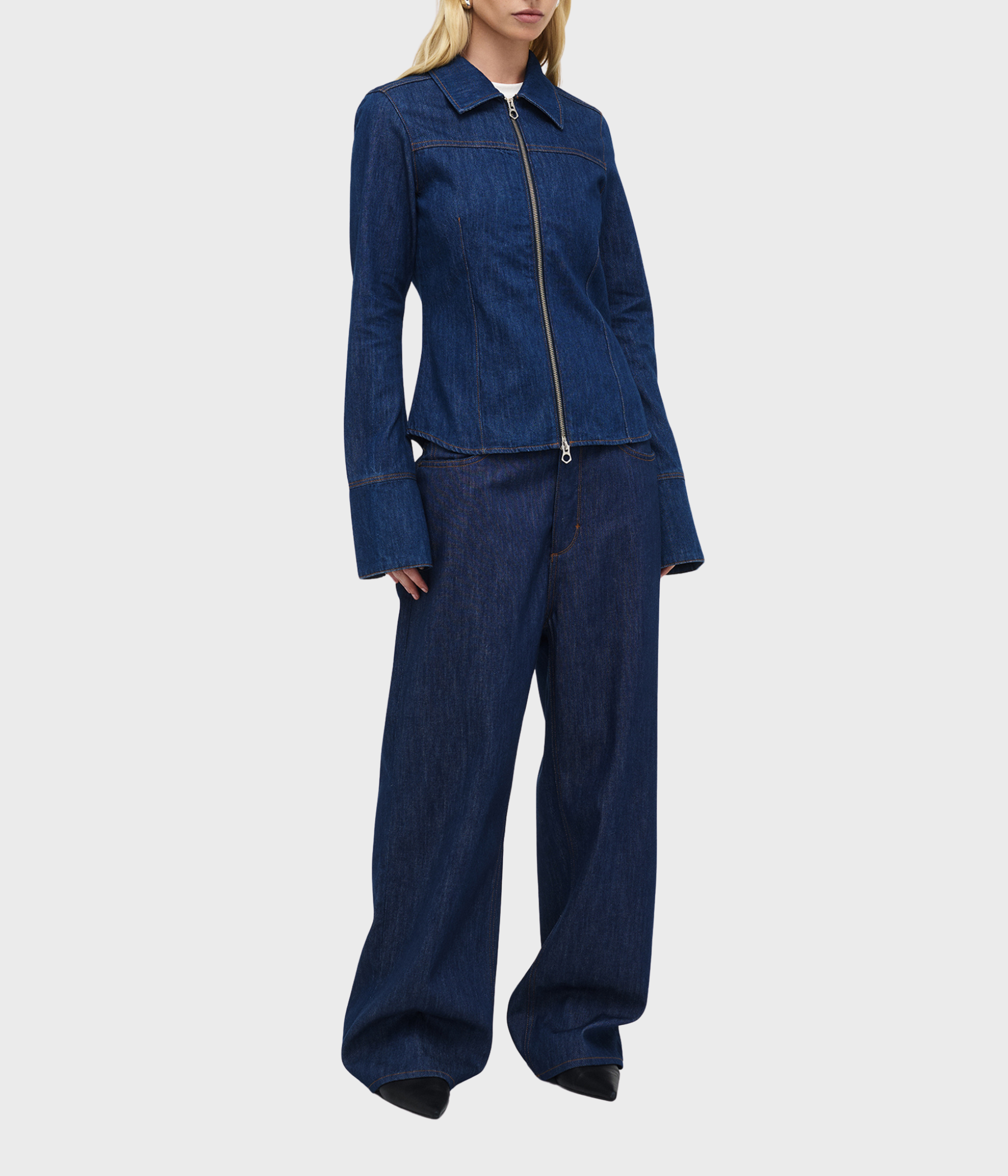 MUSE ZIP JACKET (038 RAW INDIGO)