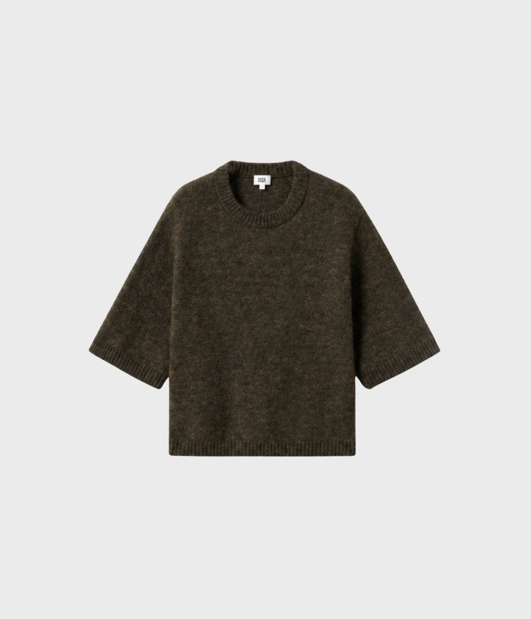 Madina Short Sleeve Knit (DK OLIVE)