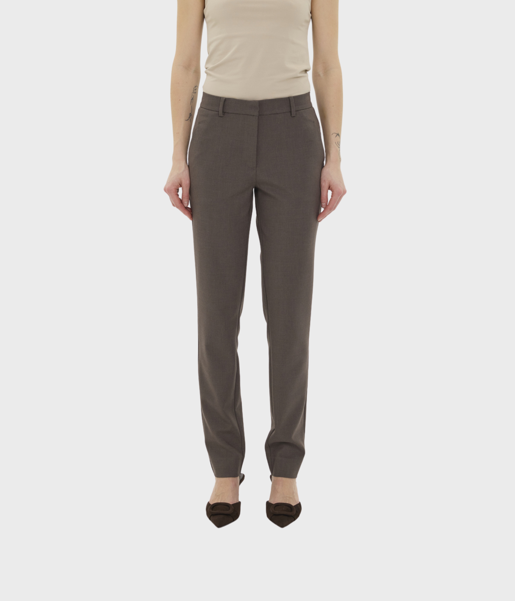 Kyliefv 826 ANKLE (31218 Mud Brown Melange)