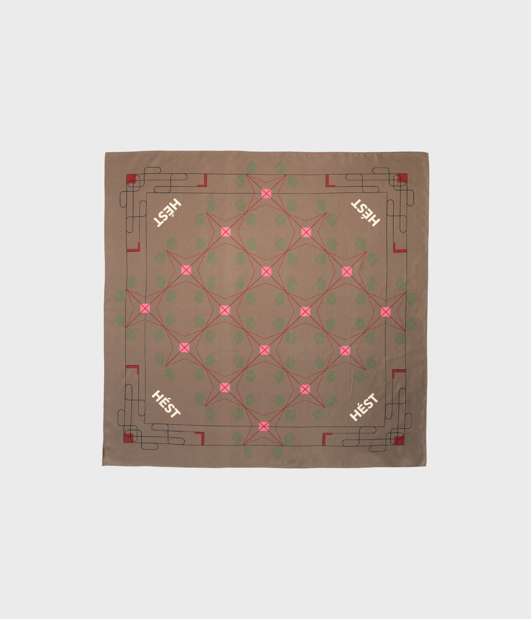 ELIZA Silk Scarf Small. (6002 Dark Earth)