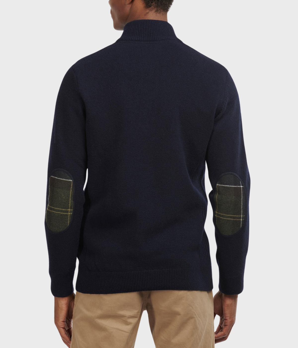 Barbour Holden Half Zip Knitted Jumper. (NY91 Navy)