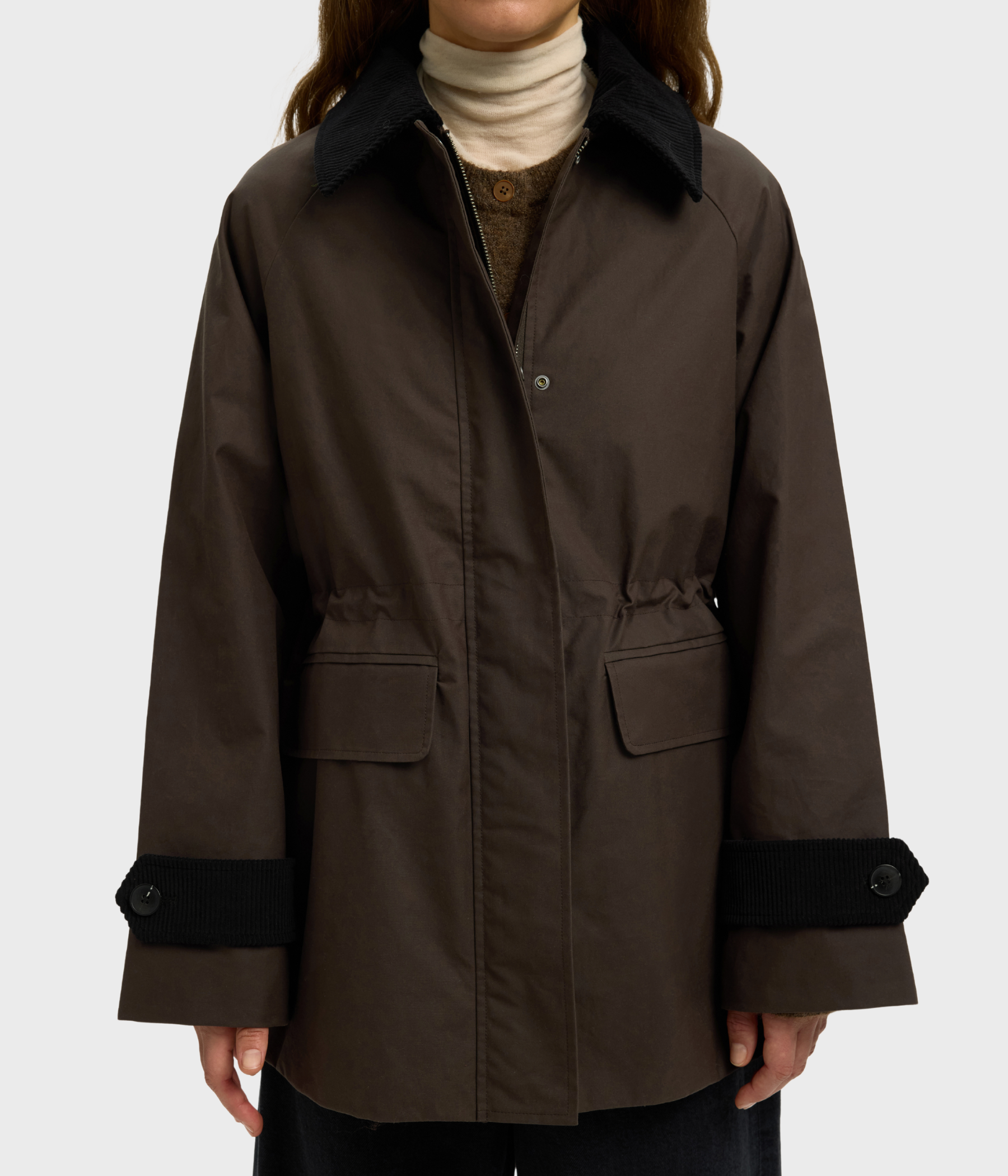 Slwwilma Waxed Jacket Noos (Delicioso)
