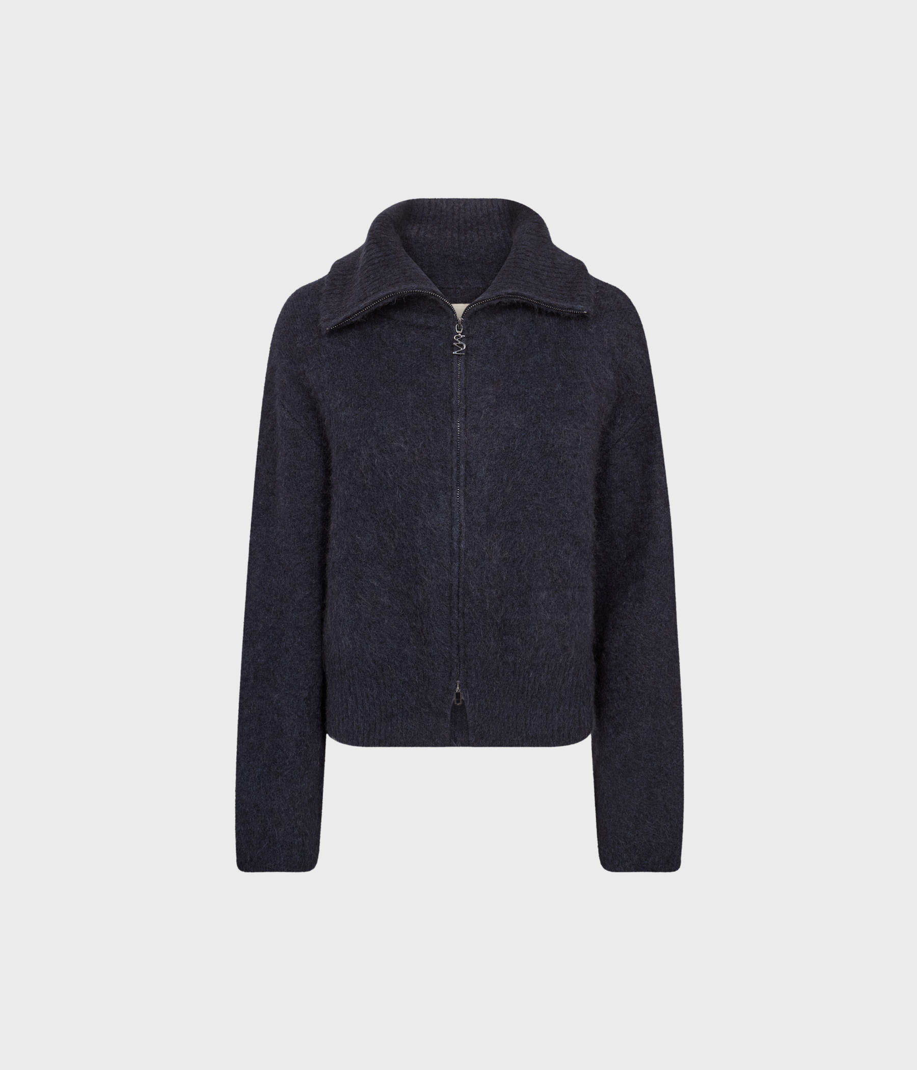 Mmhulda Knit Zip Cardigan (468 Salute Navy)
