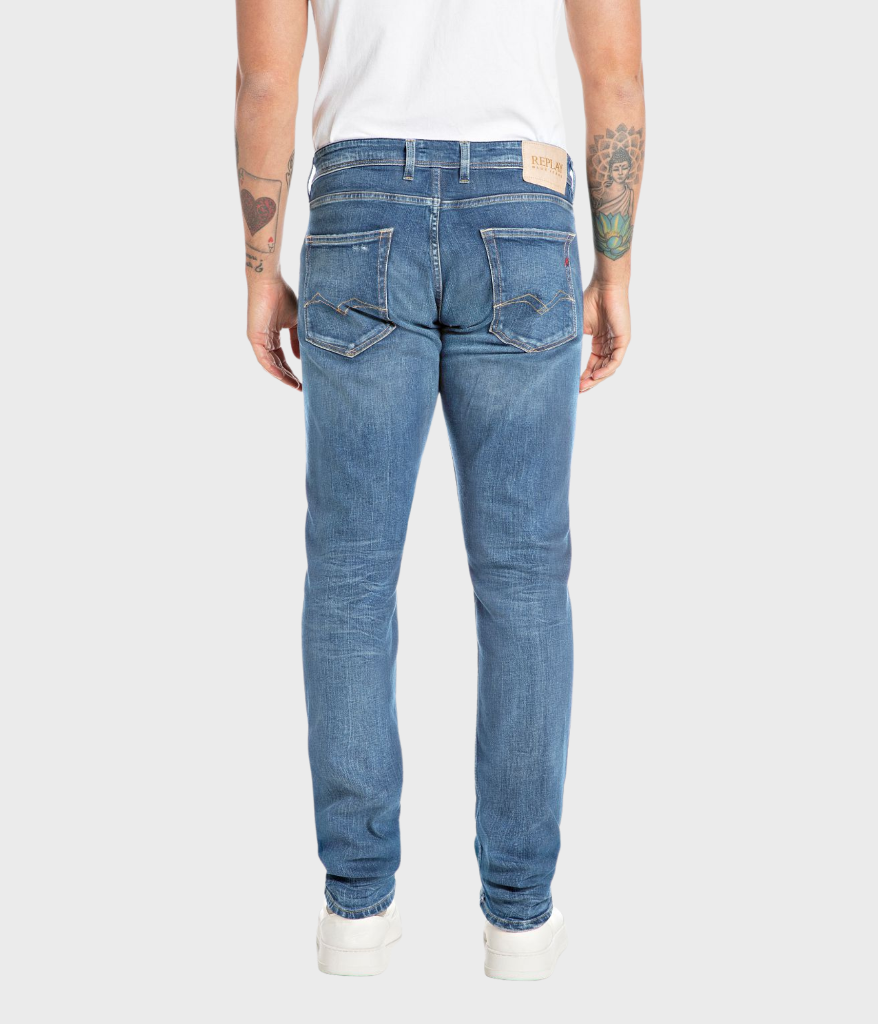 Trousers GROVER 573 ECO PLUS. (009 MEDIUM BLUE Medium tone)