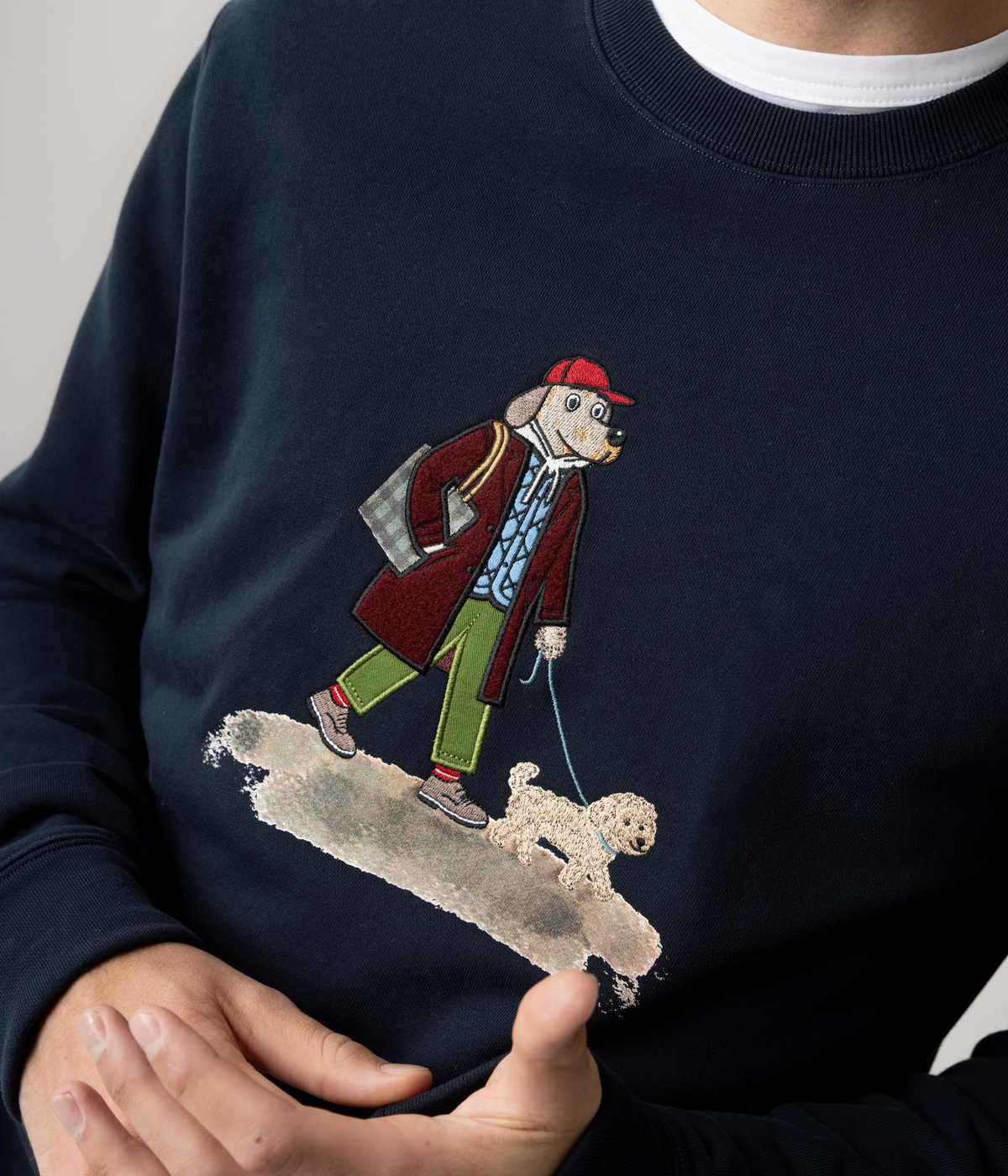 Mmgludvig Crew Sweat (468 Salute Navy)