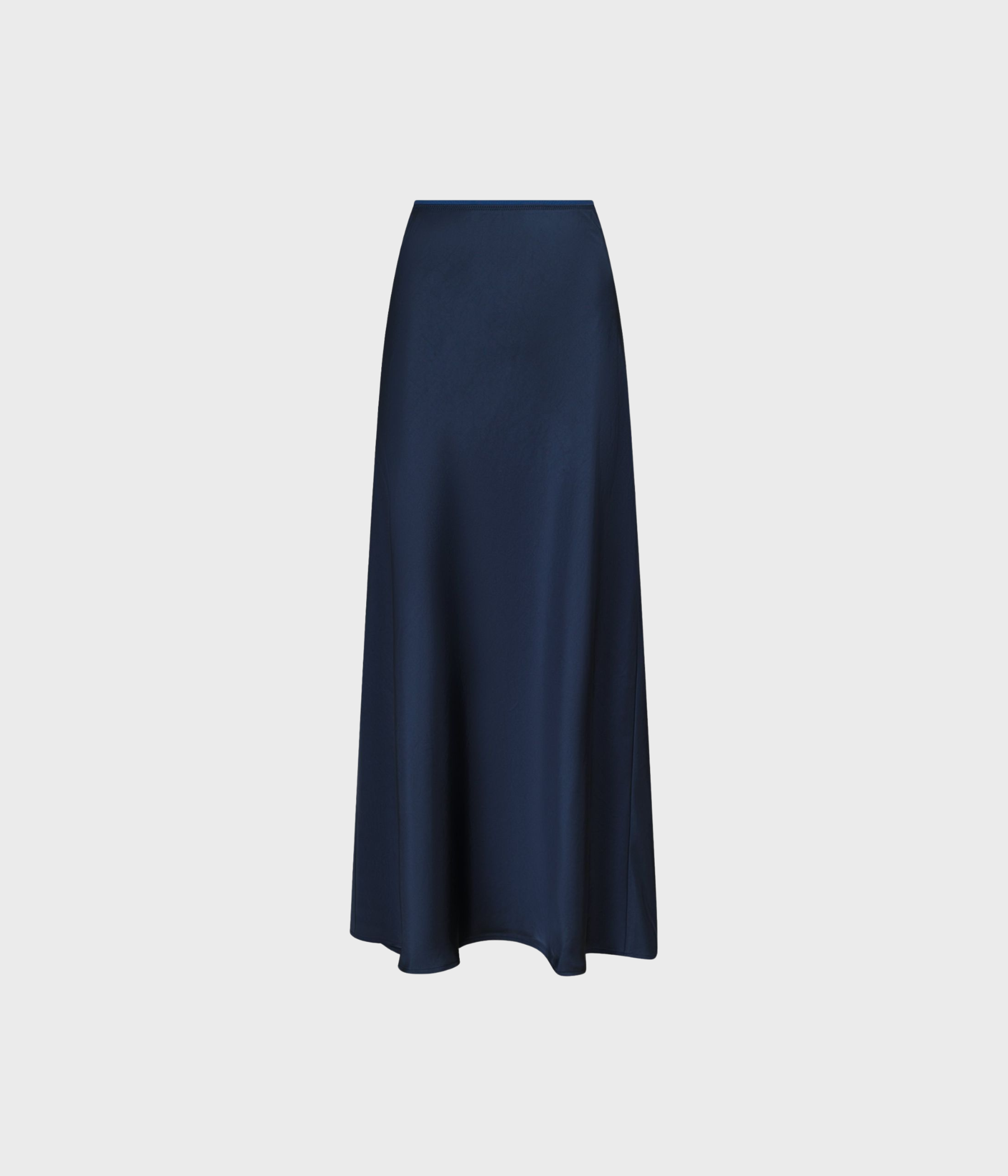 Vicky Heavy Sateen Skirt. (678 Midnight Blue)