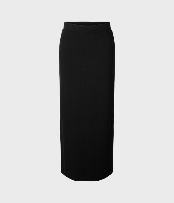 Svart lång midi kjol från Selected Femme