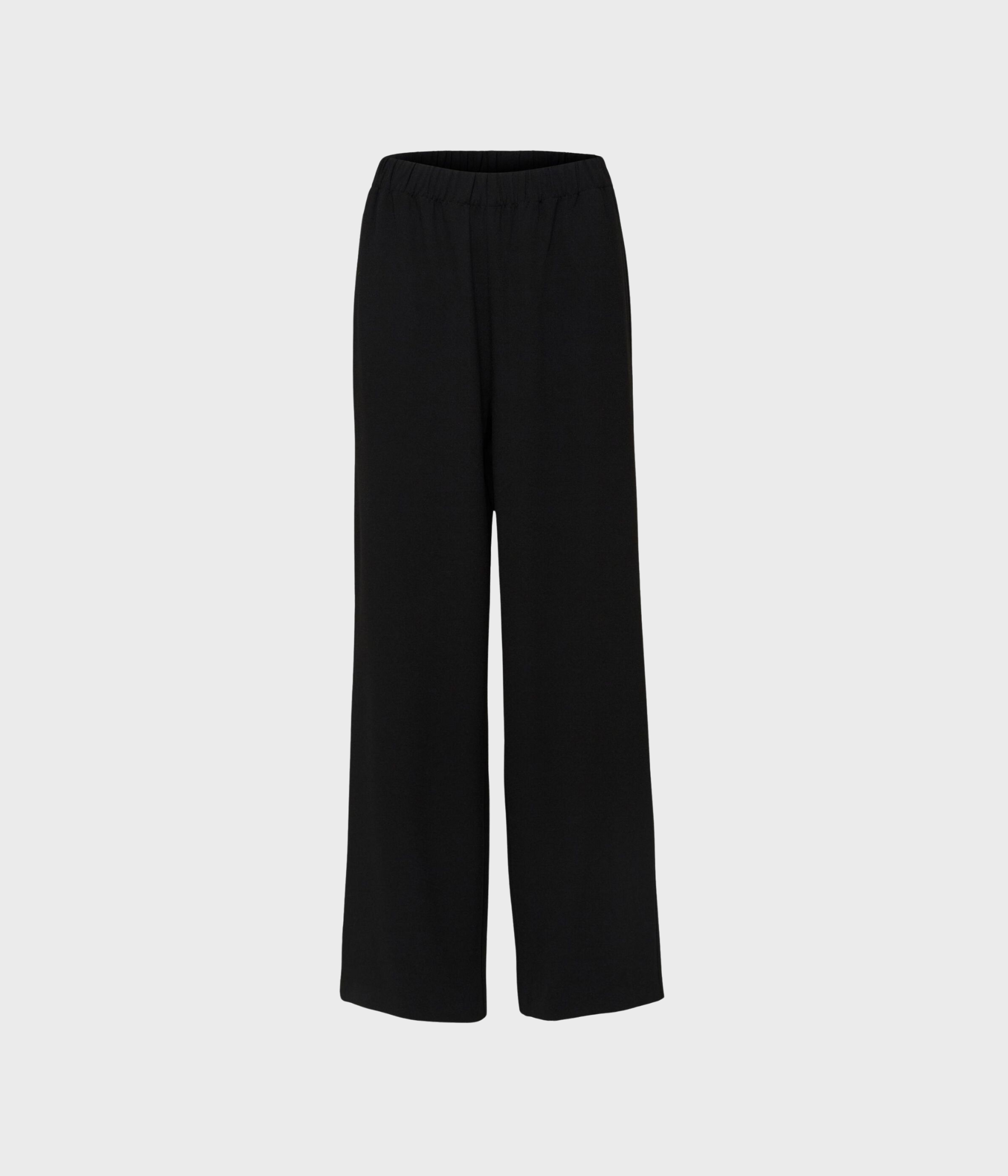 SLFTINNI-RELAXED MW WIDE PANT N NOOS. (Black)