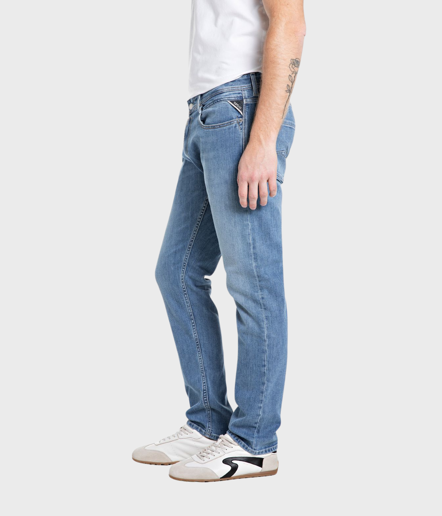 Trousers ROCCO 99 Denim (009 MEDIUM BLUE medium tone enzymatic stone wash) - D.O. Design Only