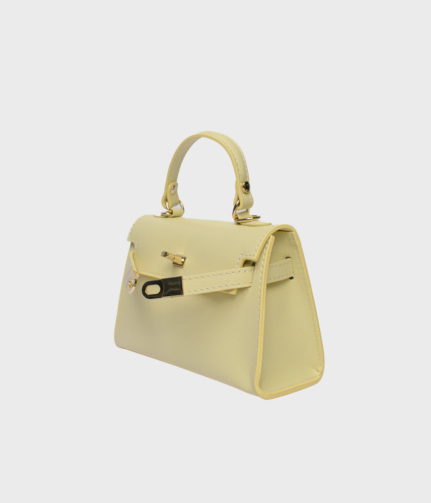 Skinnväska I Saffiano Läder.. (Butter Yellow)