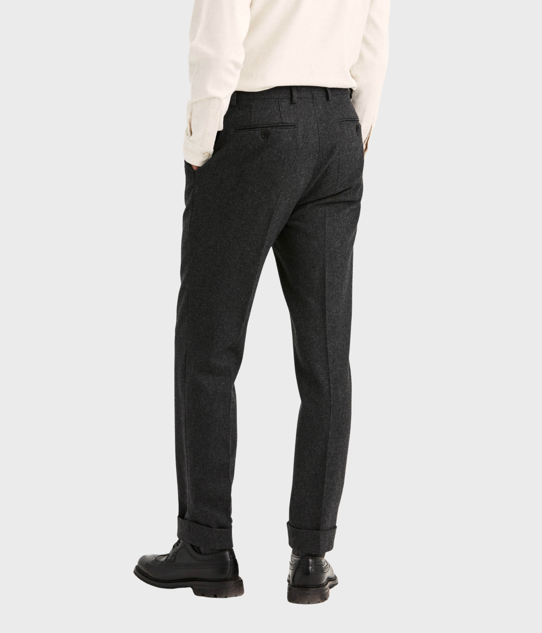 Flannel Suit Trouser (95 Grey)